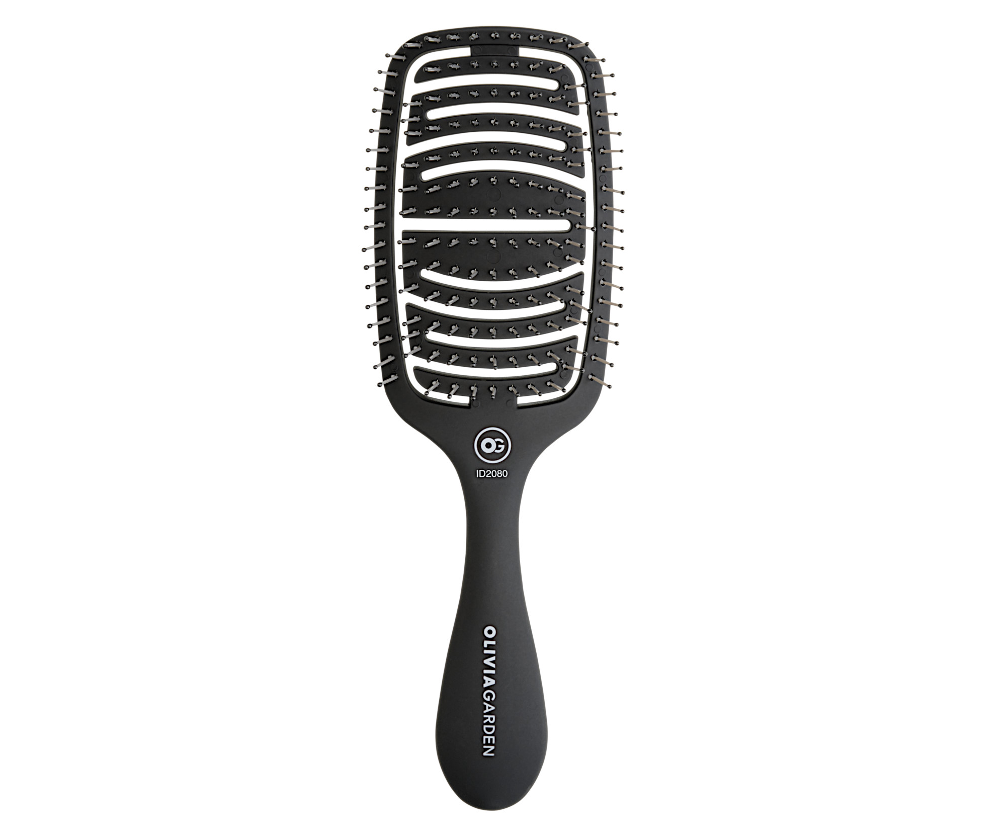 Kartáč pro husté vlasy Olivia Garden Care Flex Thick Hair - černý (ID2080) + dárek zdarma