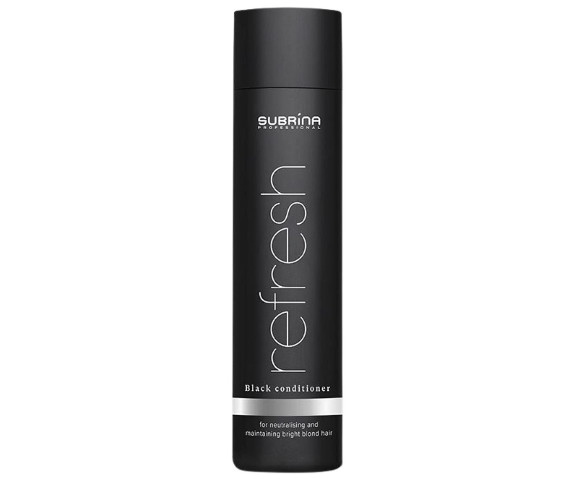 Kondicionér pro udržení platinového odstínu vlasů Subrina Professional Refresh Black Conditioner - 250 ml (61127) + dárek zdarma