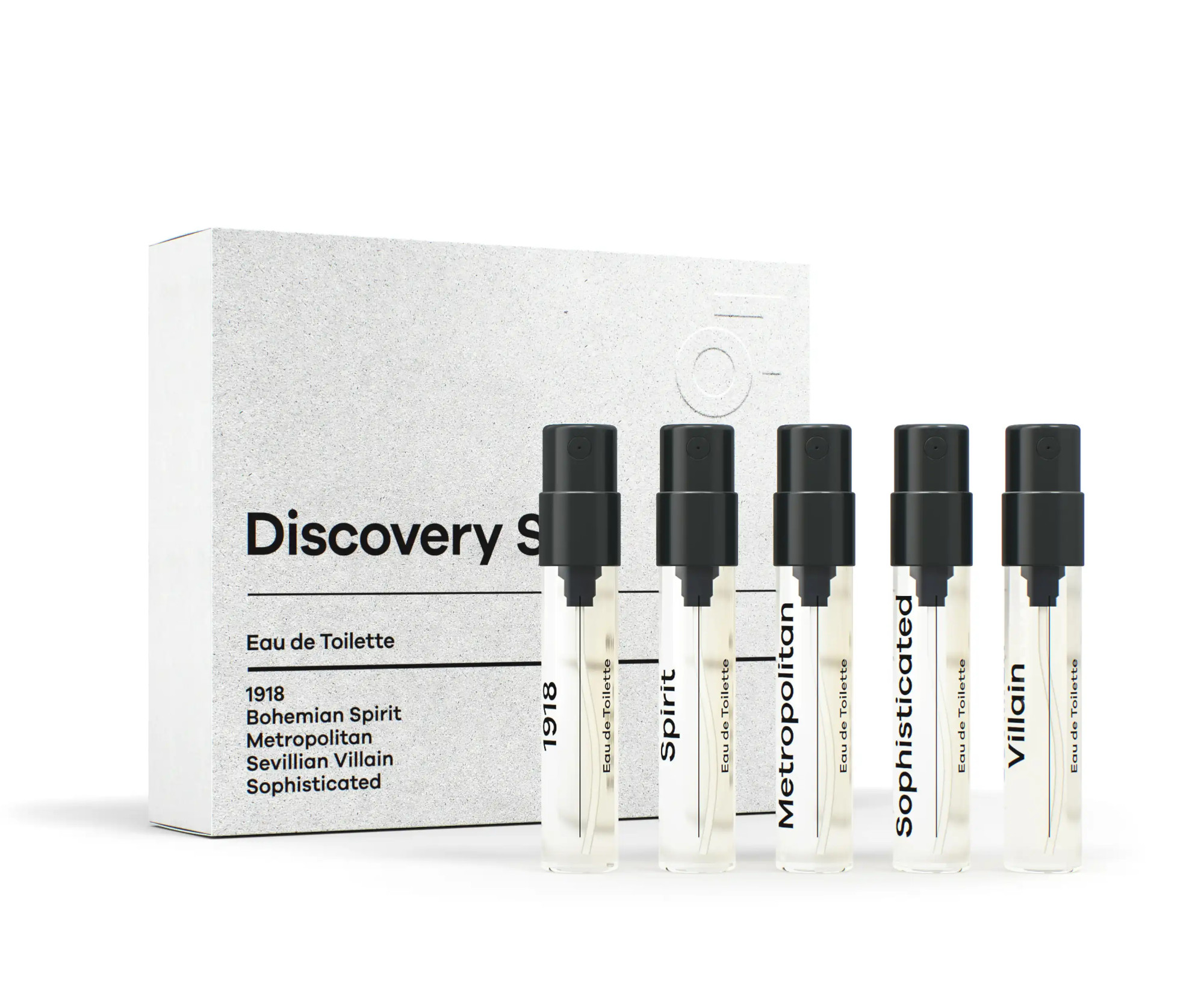 Testovací sada toaletních vod pro muže Beviro Discovery Set Eau de Toilette - 5x2 ml + dárek zdarma