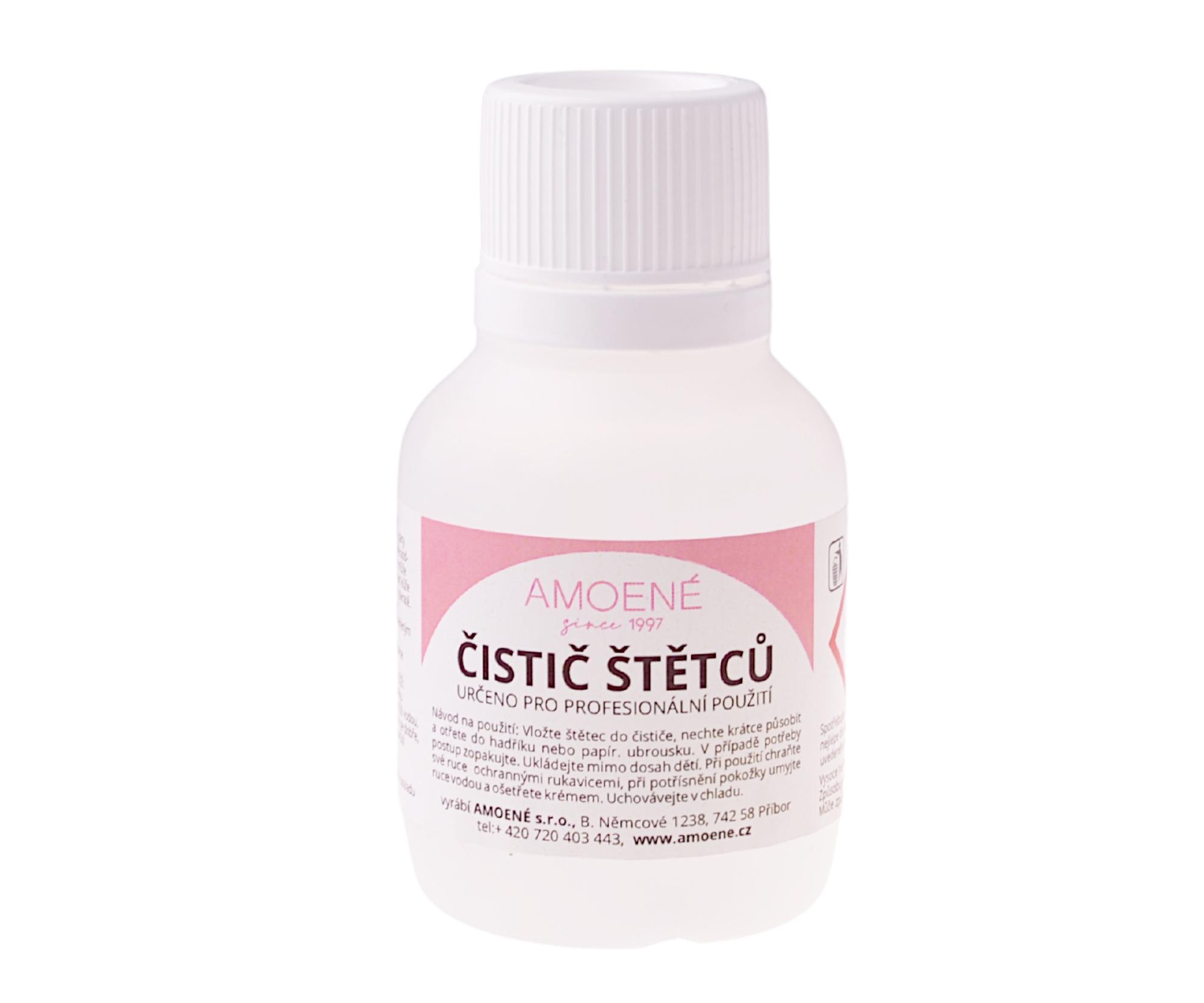Čistič štětců na laky na acetonové bázi Amoené - 100 ml + dárek zdarma