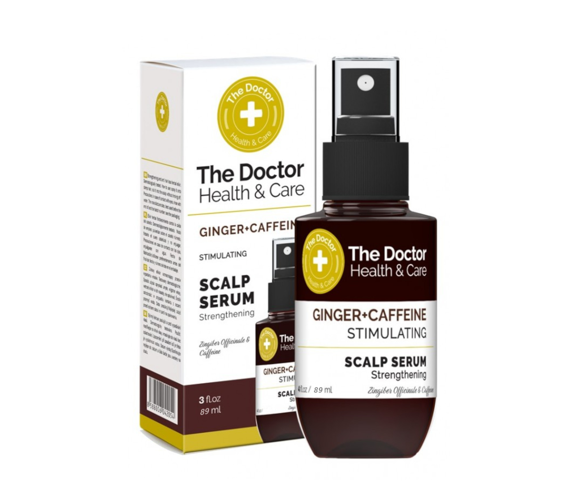 Stimulující sérum pro zvětšení objemu vlasů The Doctor Ginger+Caffeine Scalp Serum - 89 ml
