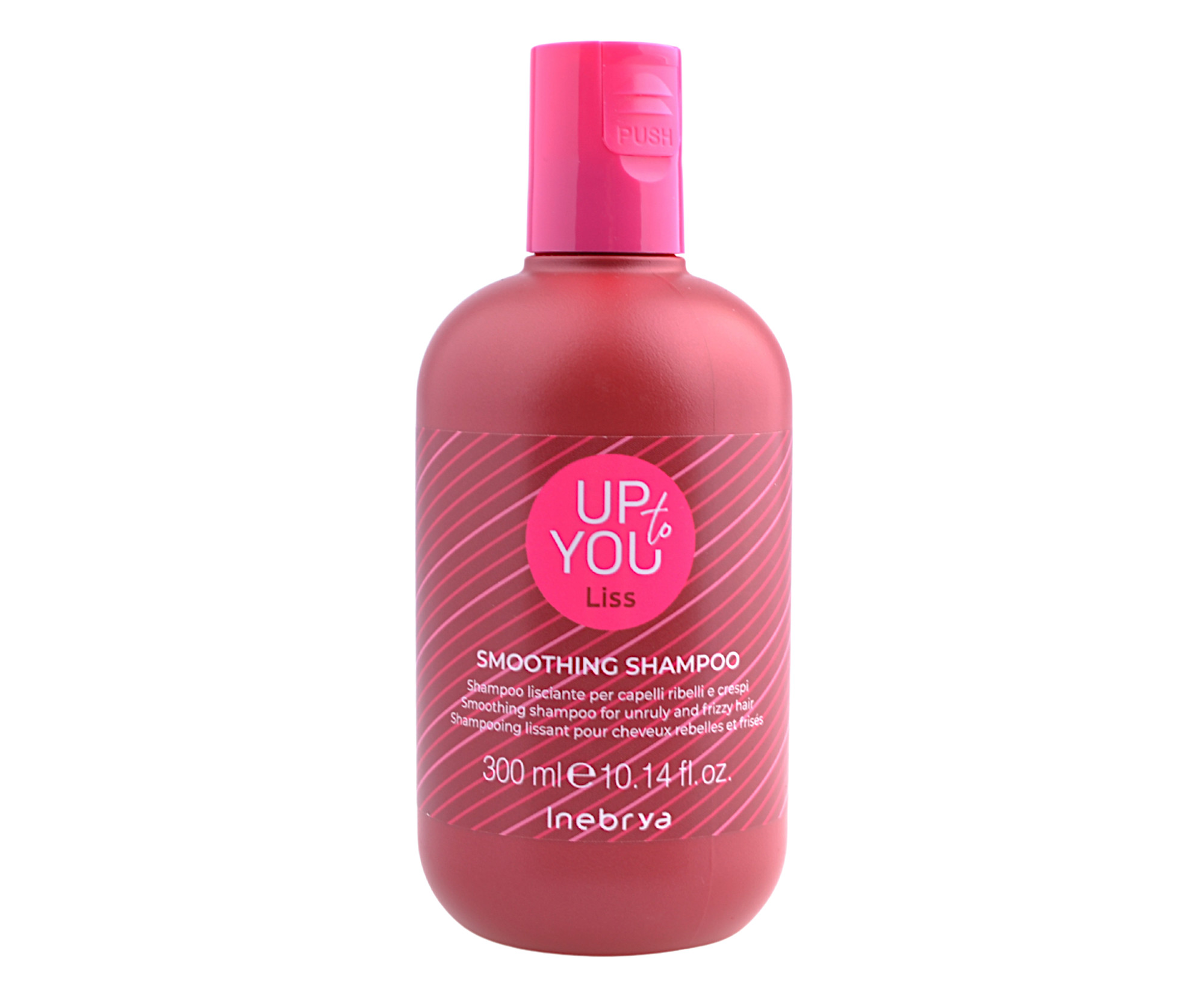 Uhlazující šampon pro nepoddajné a krepaté vlasy Inebrya Up to You Liss Smoothing Shampoo - 300 ml + dárek zdarma