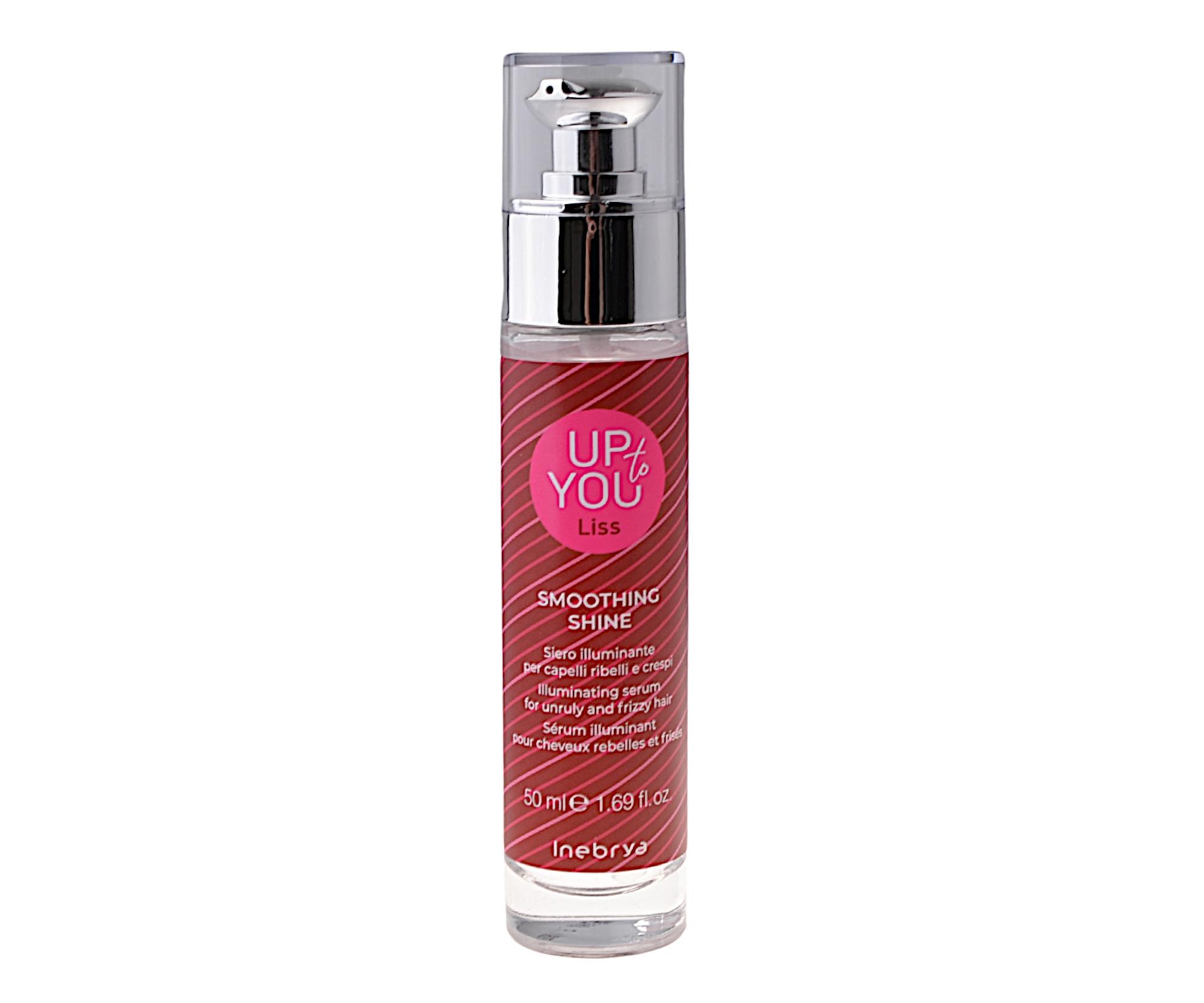 Rozjasňující sérum pro nepoddajné a krepaté vlasy Inebrya Up To You Liss Smoothing Shine - 50 ml + dárek zdarma
