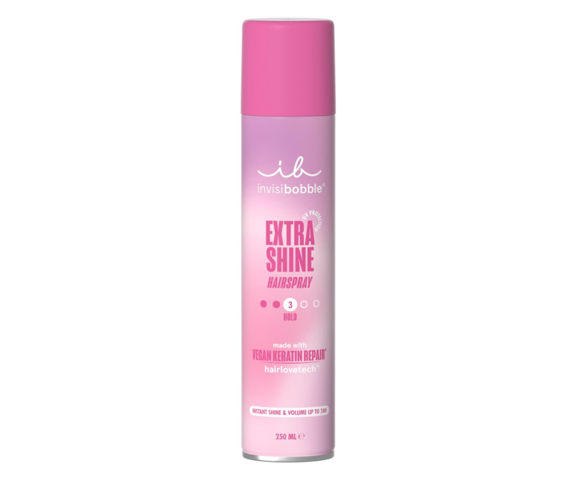 Lak na vlasy pro zářivý lesk se silnou fixací Invisibobble Extra Shine Hairspray - 250 ml + dárek zdarma