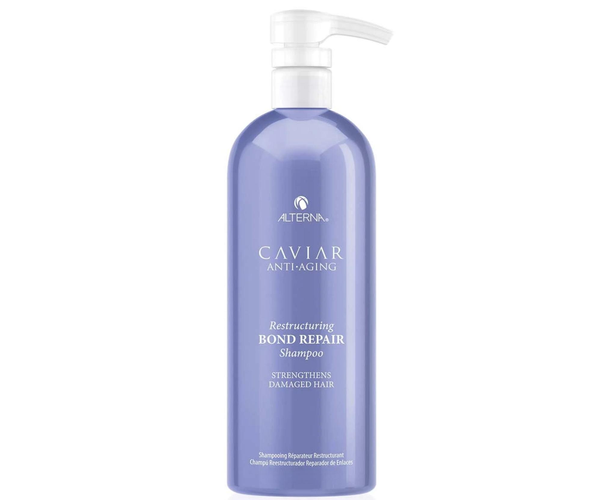 Šampon pro poškozené vlasy Alterna Caviar Anti-Aging Restructuring Bond Repair Shampoo - 976 ml + dárek zdarma