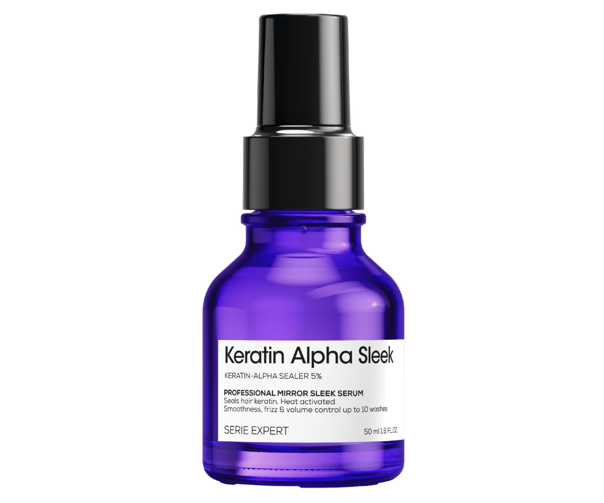 Termoochranné sérum pro uhlazení krepatých vlasů Loréal Professionnel Serie Expert Keratin Alpha Sleek Mirror Serum - 50 ml - L’Oréal Professionnel +