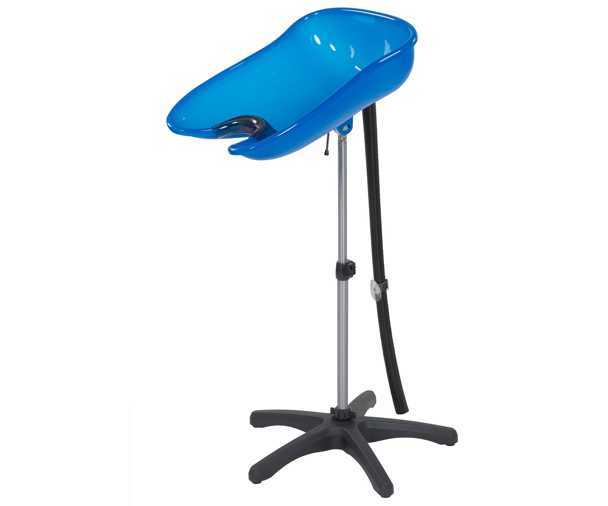 Kadeřnická mycí mísa Sibel Compact - přenosná, modrá + dárek zdarma