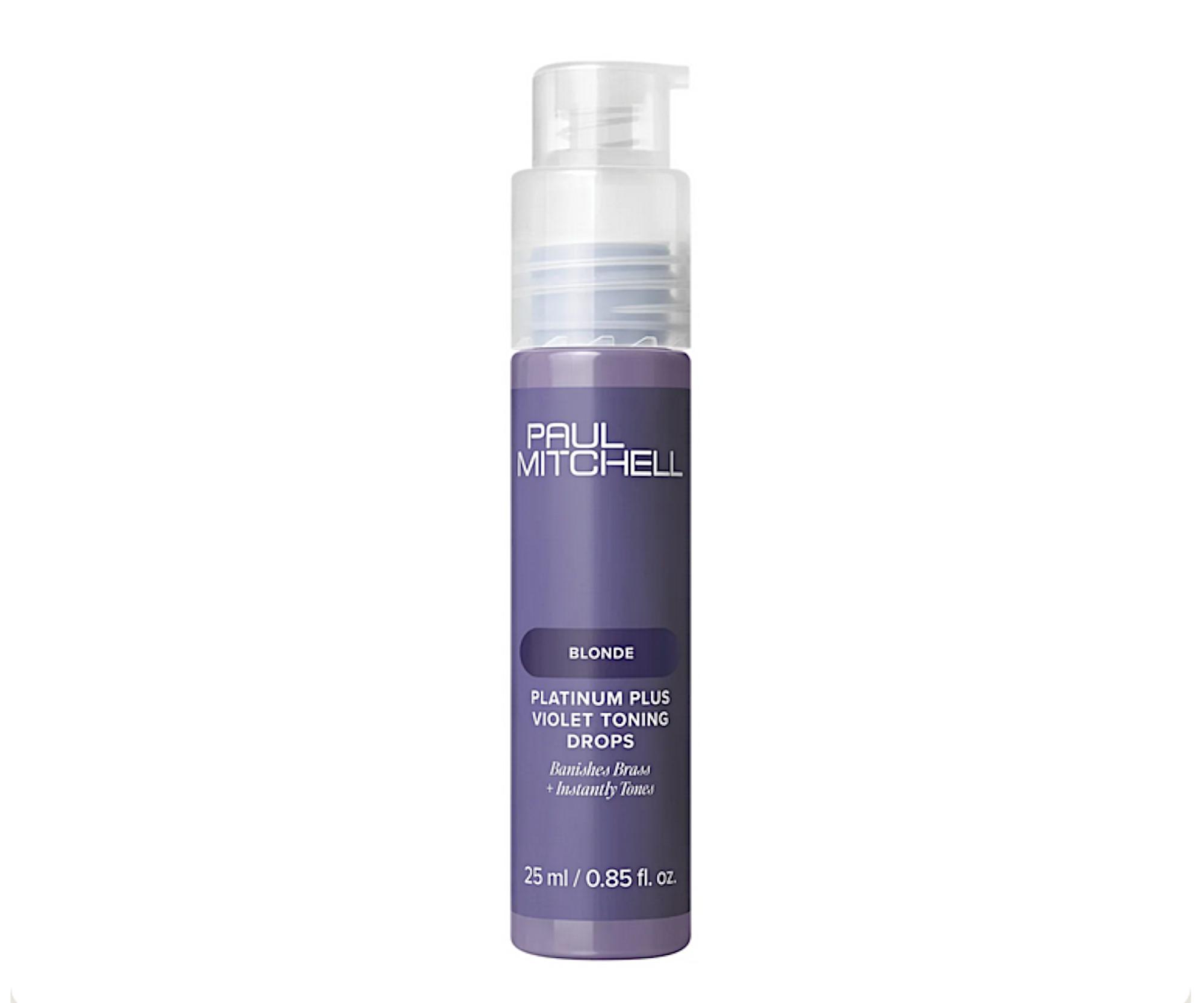 Tónující kapky pro neutralizaci žlutých tónů Paul Mitchell Blonde Platinum Plus Violet Toning Drops - 25 ml + dárek zdarma