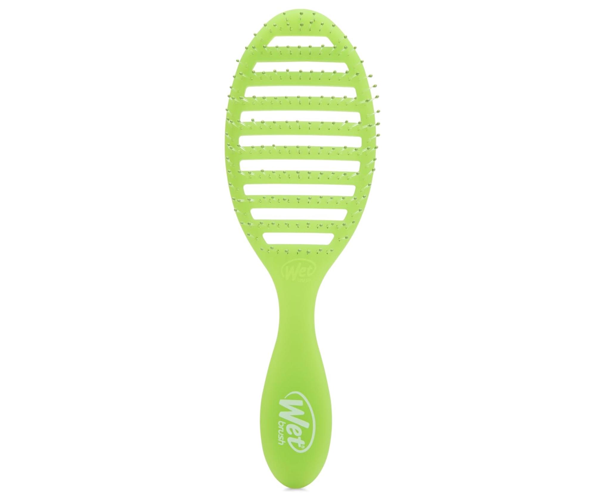 Kartáč na rozčesávání a foukání vlasů Wet Brush Speed Dry Lime a Rita - světle zelený + dárek zdarma