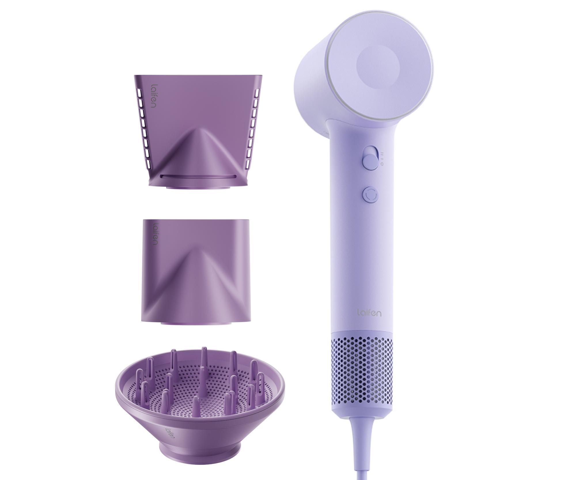Profesionální fén na vlasy Laifen Swift SE 2 Special Purple - 1500 W, pastelový fialový + dárek zdarma