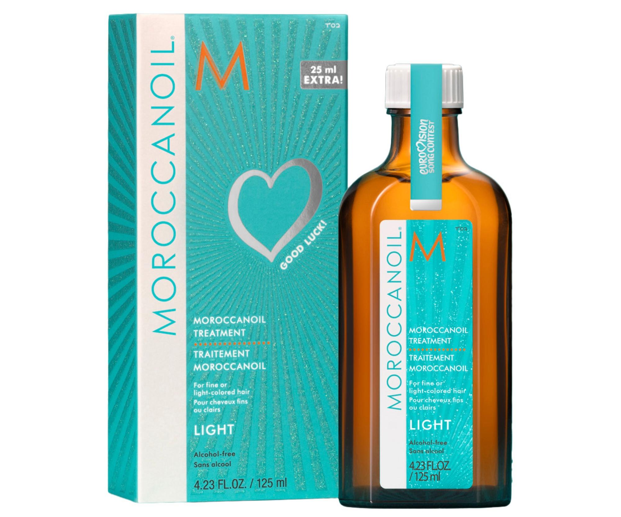 Lehká olejová péče Moroccanoil Treatment Light Eurovision Song Contest - 125 ml, limitovaná edice + dárek zdarma