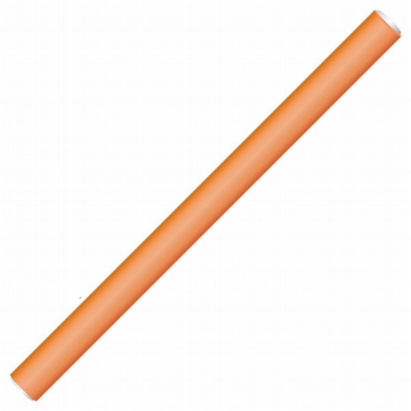 Ohebné natáčky na vlasy Hairway Flex - pr. 17 mm, oranžové - 12 ks (41171)