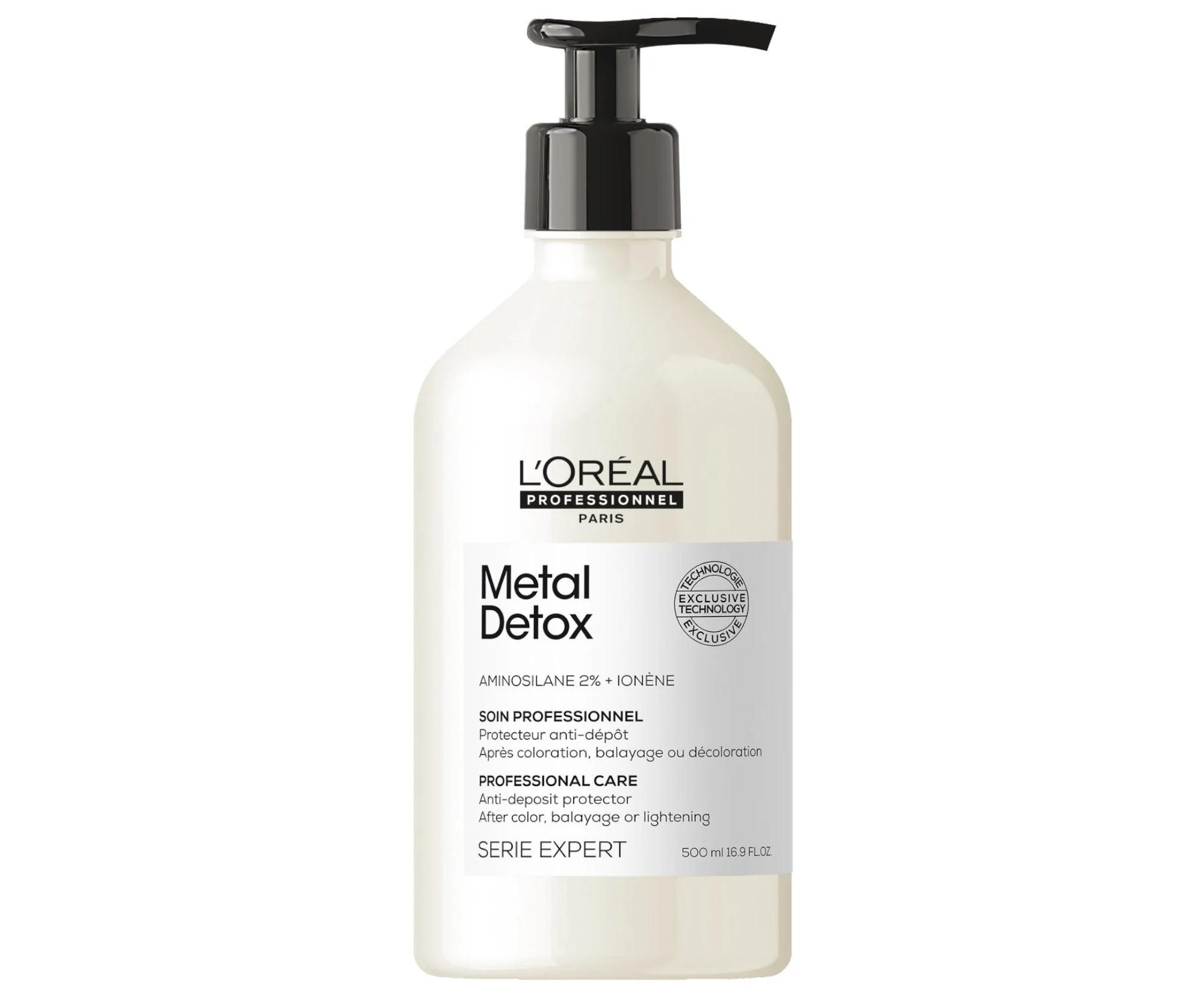 Péče pro vlasy po barvení, balayage a zesvětlování Loréal Professionnel Serie Expert Metal Detox - 500 ml - L’Oréal Professionnel + dárek zdarma