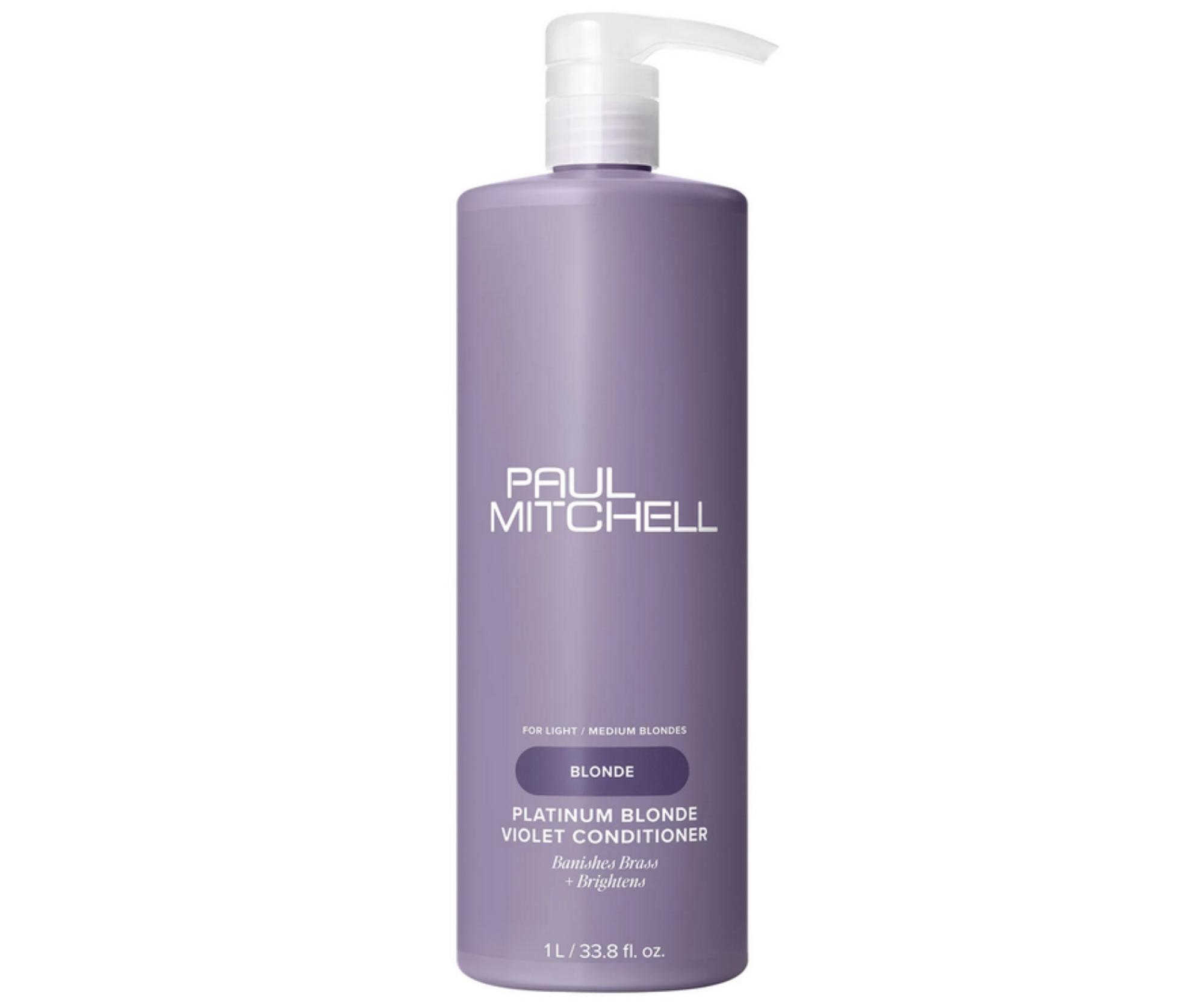 Neutralizační kondicionér pro blond a melírované vlasy Paul Mitchell Blonde Platinum Blonde Violet Conditioner - 1000 ml + dárek zdarma