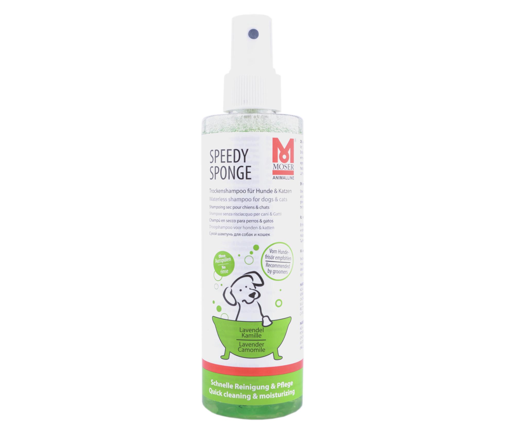 Suchý šampon pro psy a kočky Moser Speedy Sponge - 250 ml (2999-7620) + dárek zdarma