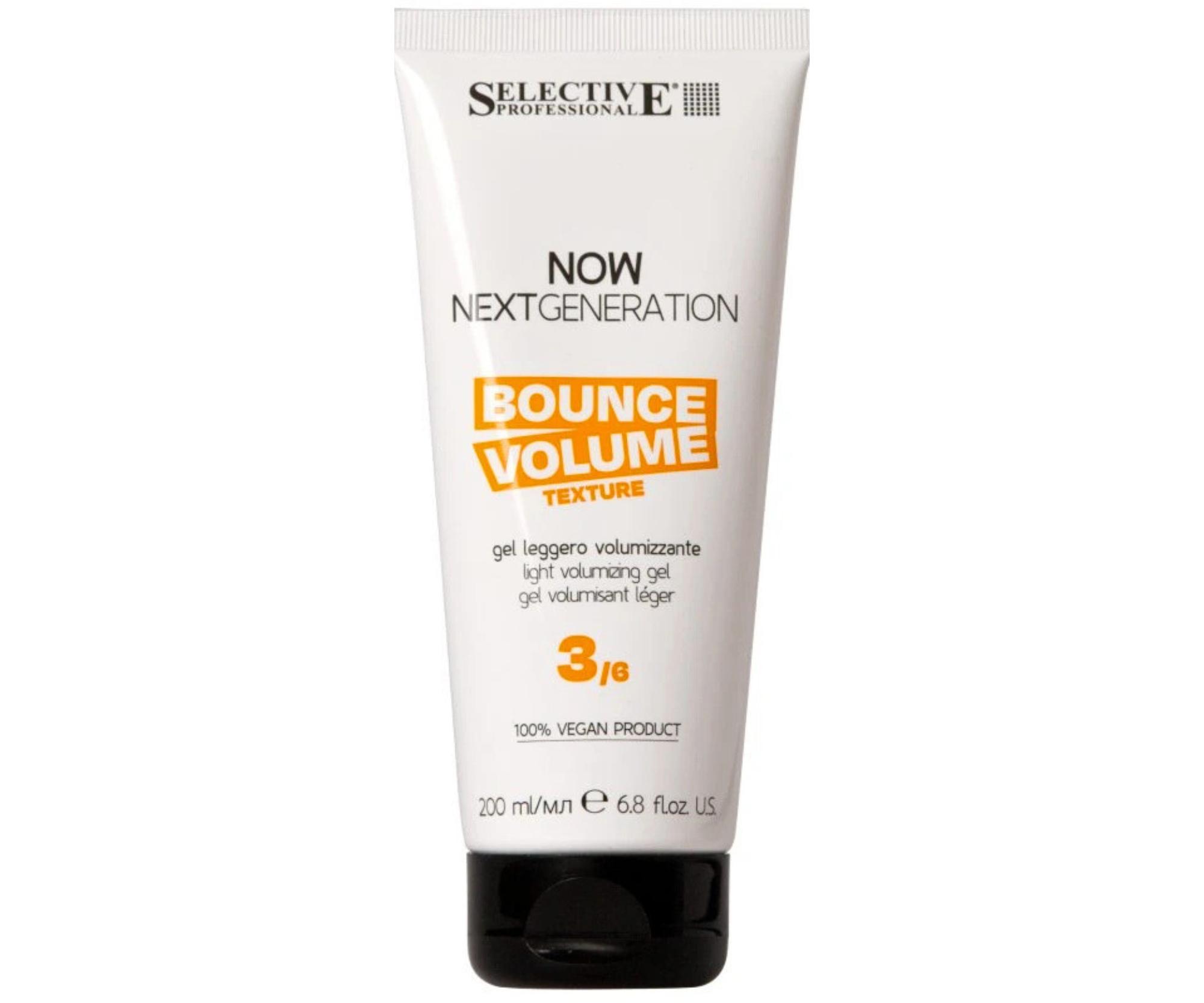 Gel na vlasy se střední fixací Selective Professional Now Next Generation Bounce Volume Texture - 200 ml + dárek zdarma