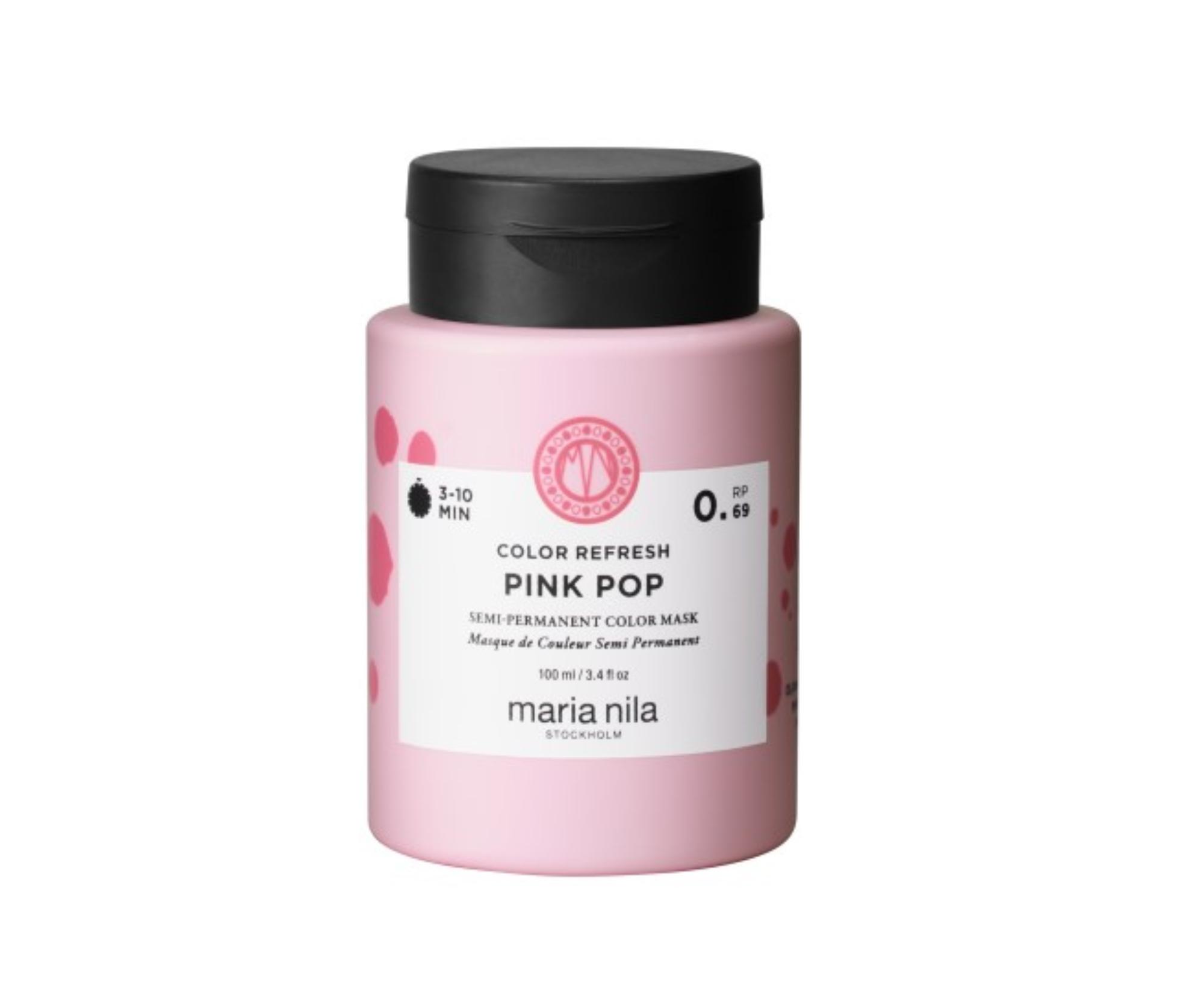 Maska pro oživení barvy vlasů Maria Nila Colour Refresh Pink Pop - růžová, 100 ml + dárek zdarma