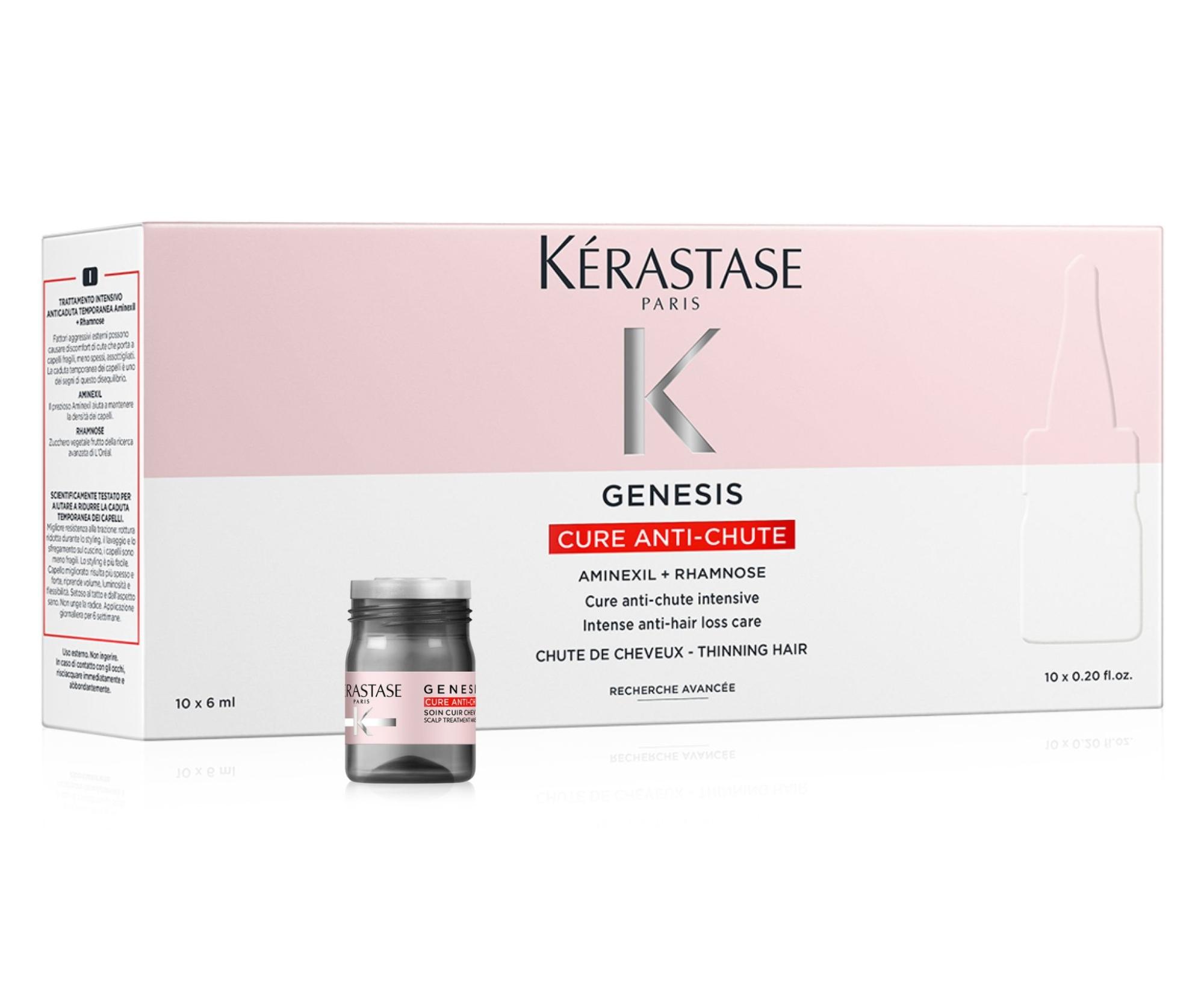 Intenzivní zpevňující kúra proti padání vlasů Kérastase Genesis Cure Anti-Chute - 10 x 6 ml + dárek zdarma