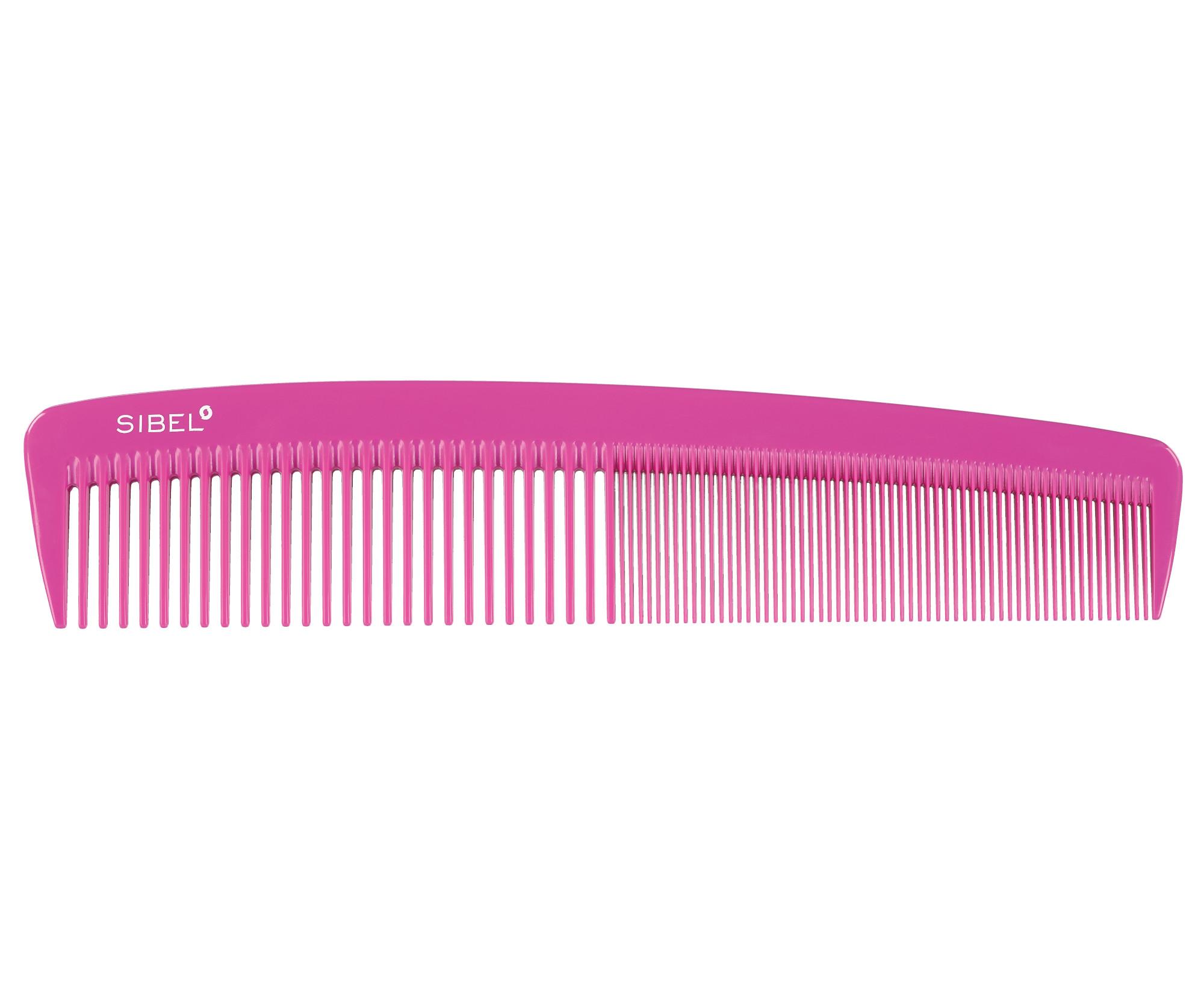 Antistatický hřeben na vlasy Sibel 4011620 - 22,4 cm, růžový + dárek zdarma