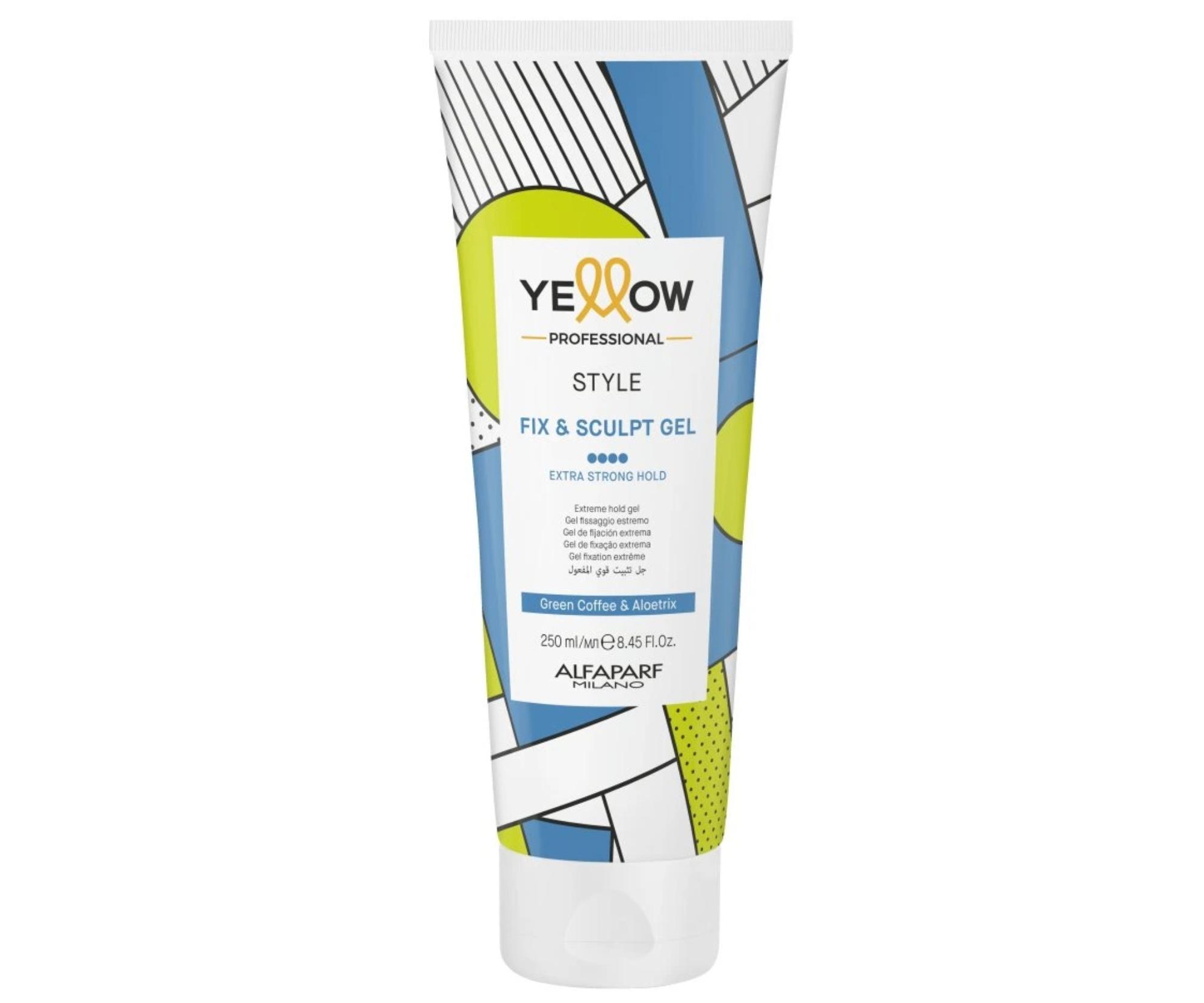 Gel na vlasy s extra silnou fixací Yellow Professional Style Fix a Sculpt Gel - 250 ml + dárek zdarma