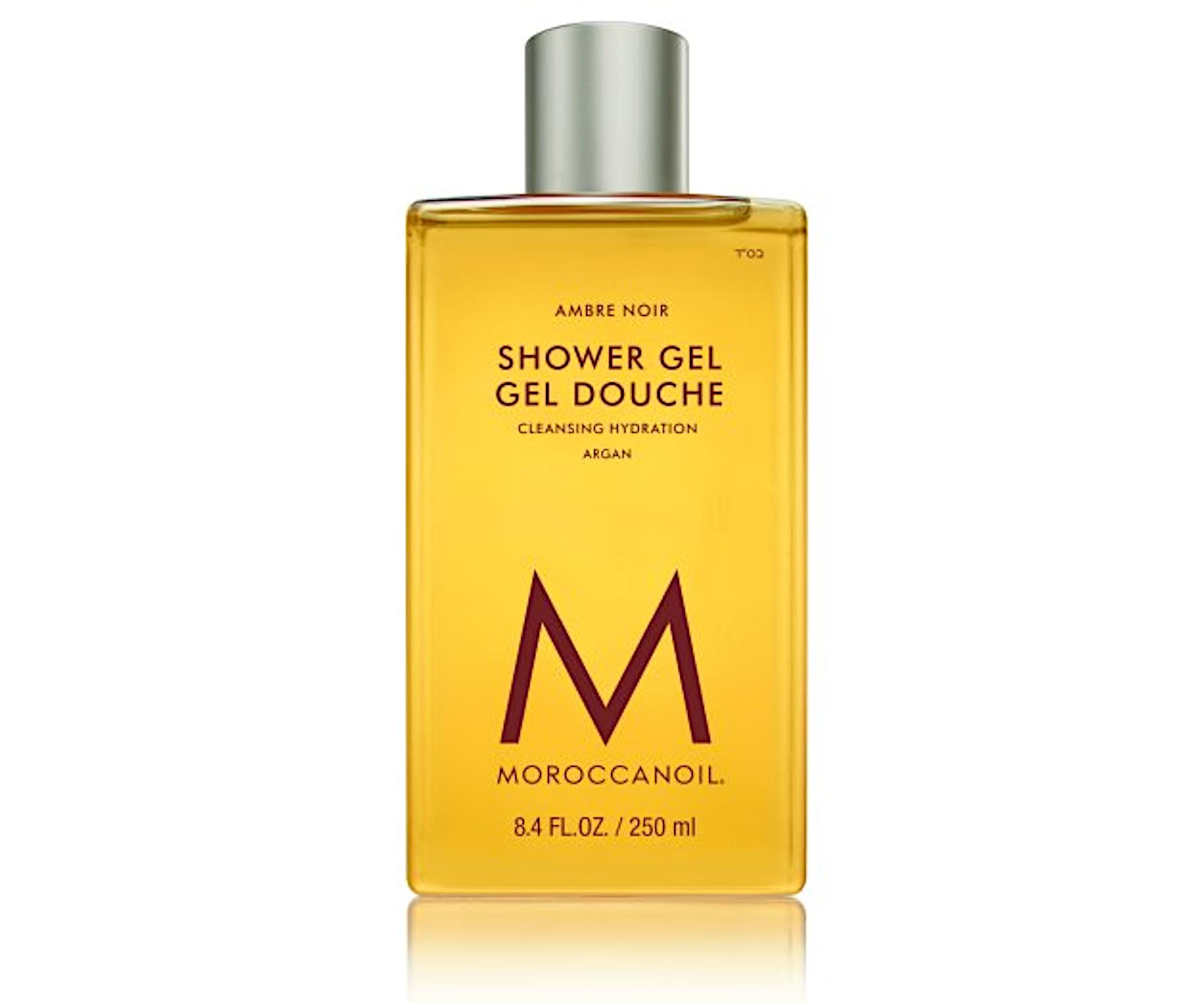 Sprchový gel Moroccanoil Shower Gel Ambre Noir - ambra a bílý kardamom, 250 ml + dárek zdarma