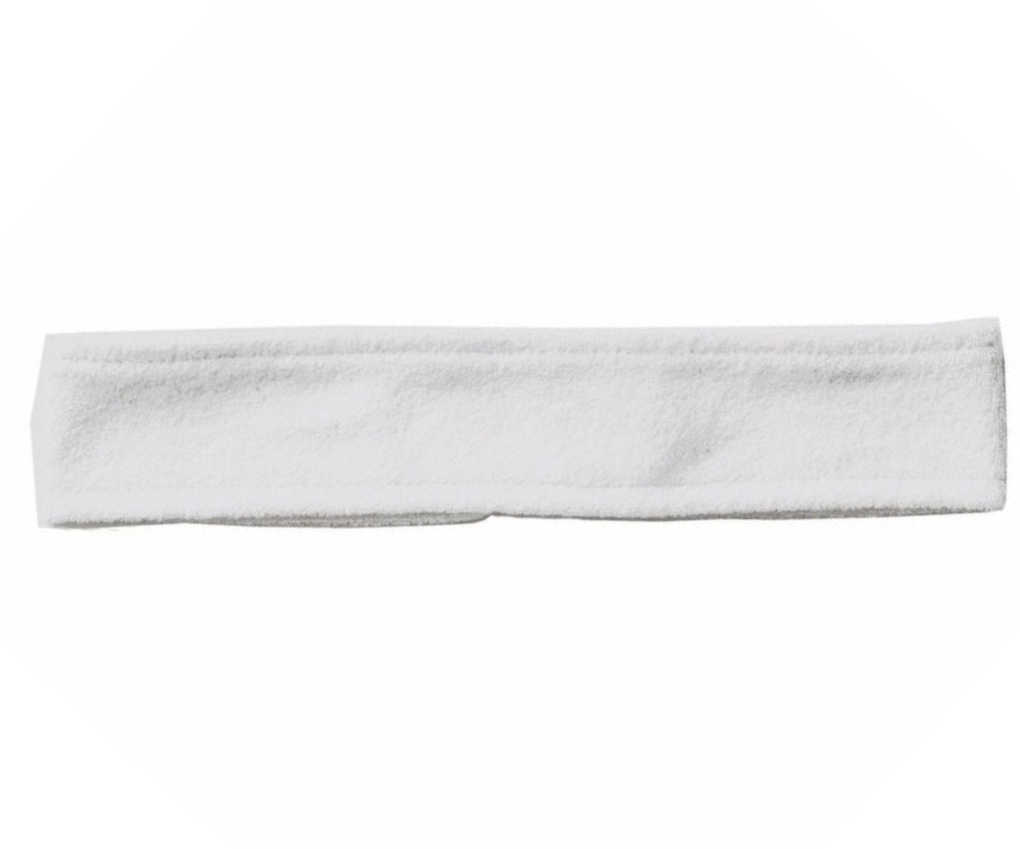 Kosmetická froté čelenka Mako Butterfly - bílá