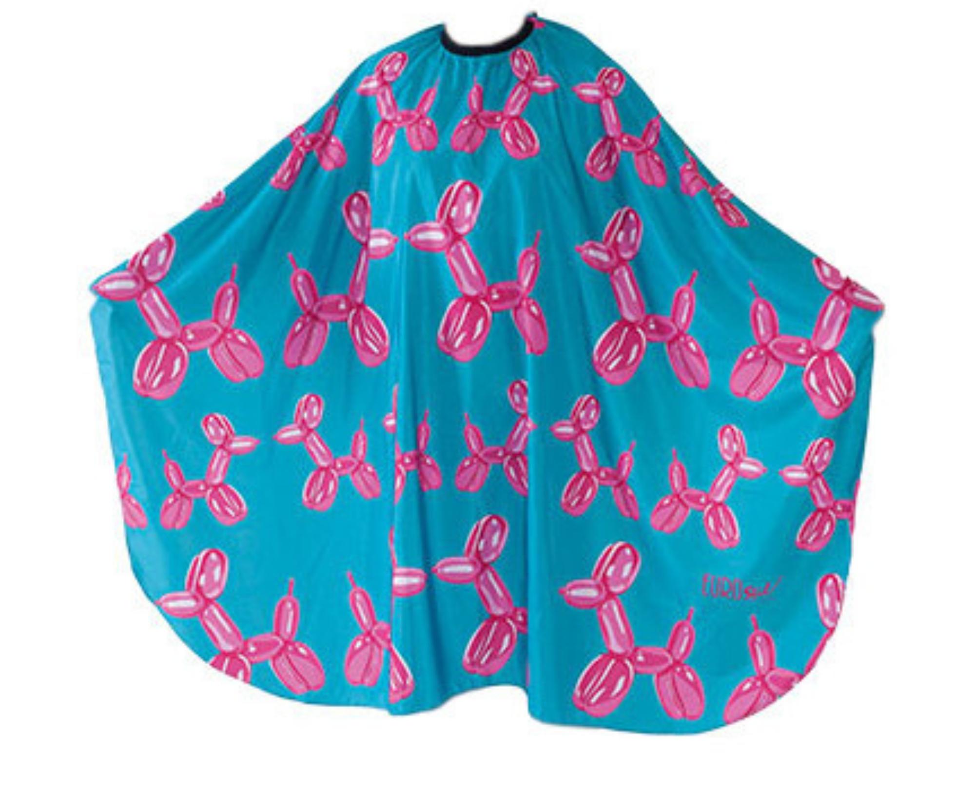 Kadeřnická pláštěnka na stříhání Eurostil Professional - balónkový pejsek - kovový háček (07573) + dárek zdarma