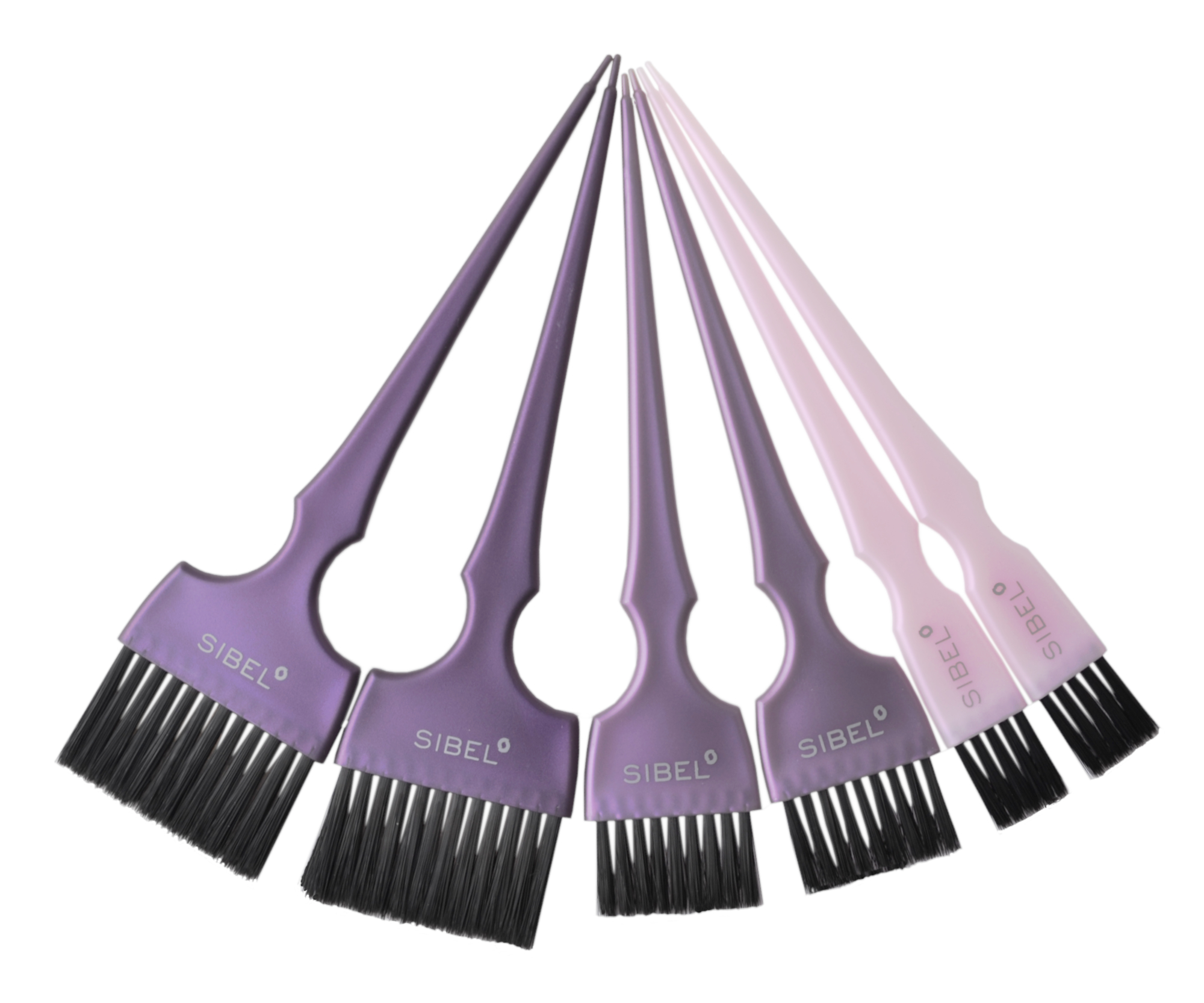 Sada štětců na barvení vlasů Sibel Mish'Mash - 6 ks (6600601) + dárek zdarma