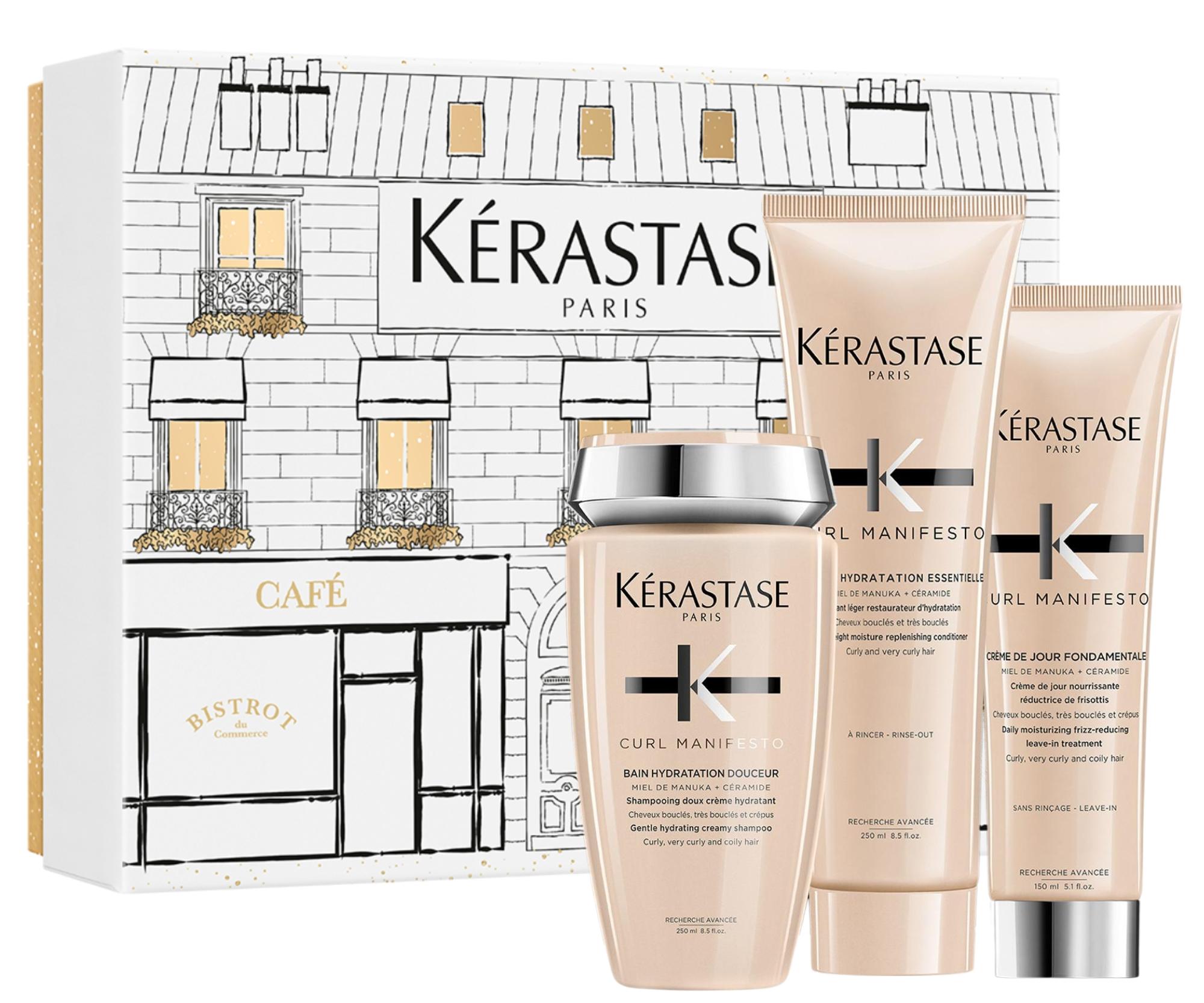 Dárková sada pro hydrataci vlnitých vlasů Kérastase Curl Manifesto + dárek zdarma