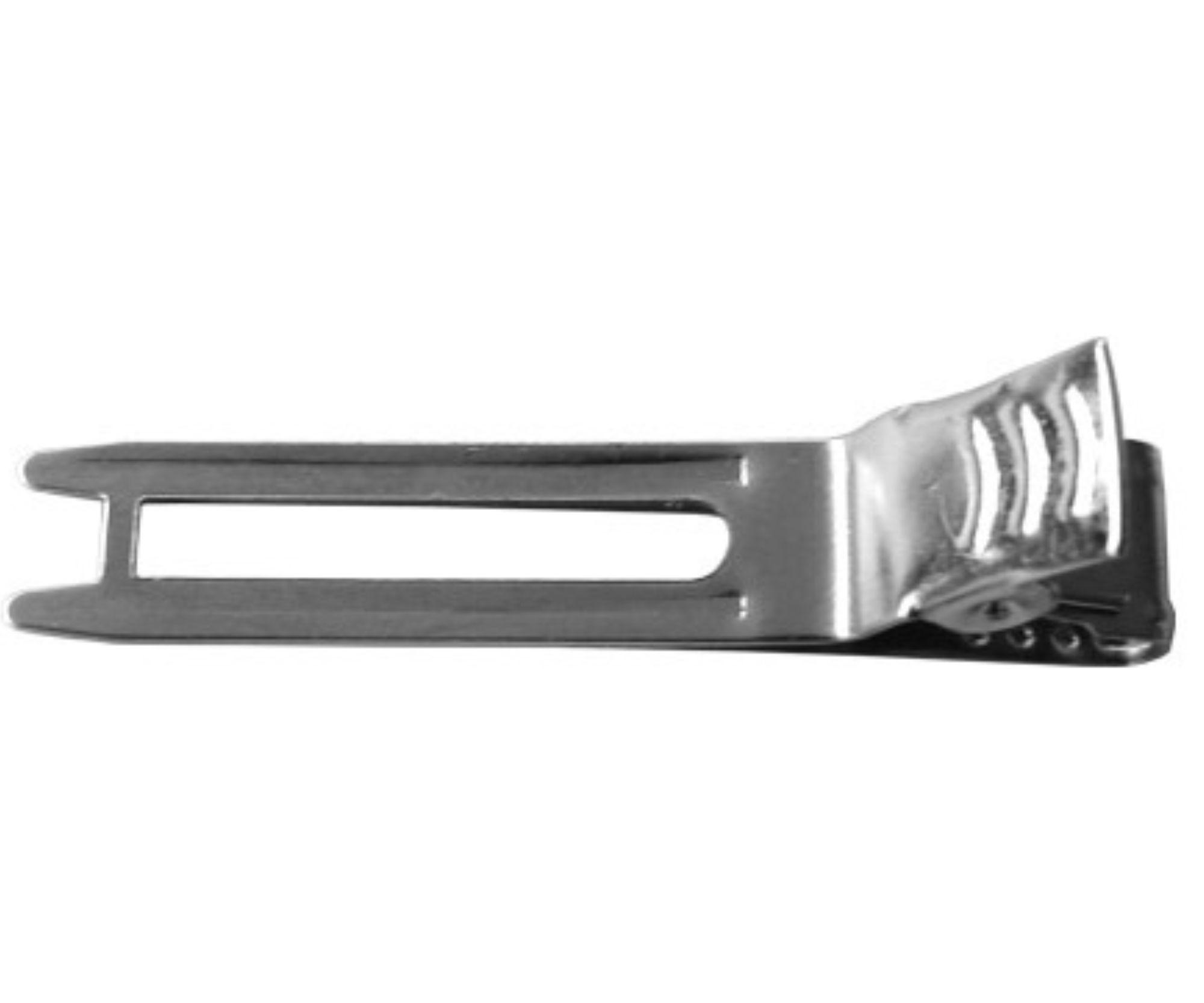 Dvojitá pineta do vlasů Duko CL-06 - 47 mm, nerezová ocel, 1 ks