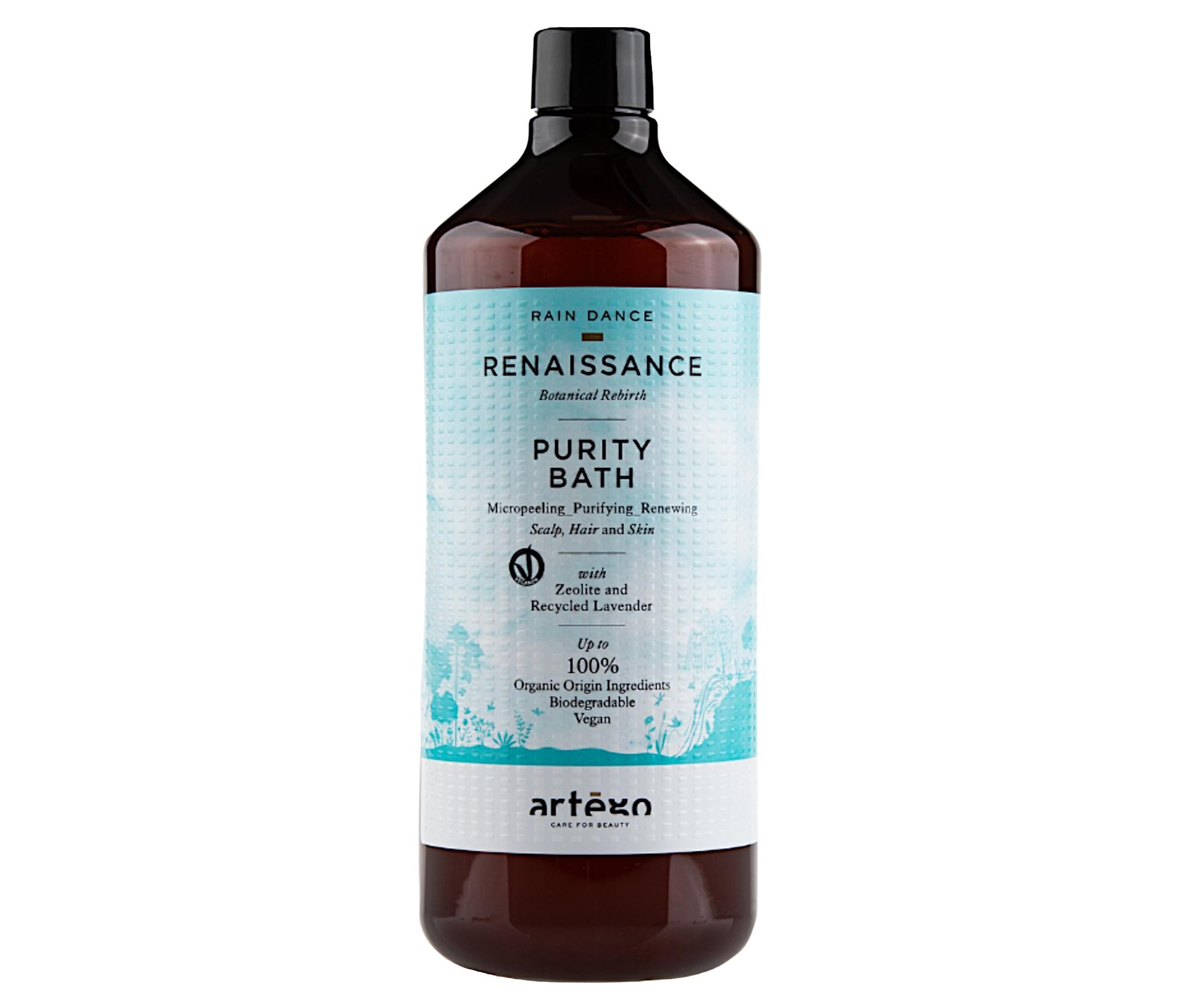 Jemně čistící detoxikační šampon Artégo Rain Dance Purity Bath - 1000 ml + dárek zdarma