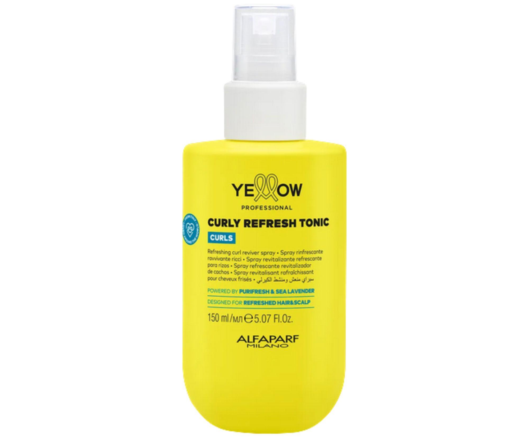 Oživující sprej pro vlnité a kudrnaté vlasy Yellow Professional Curls Curly Refresh Tonic - 150 ml + dárek zdarma