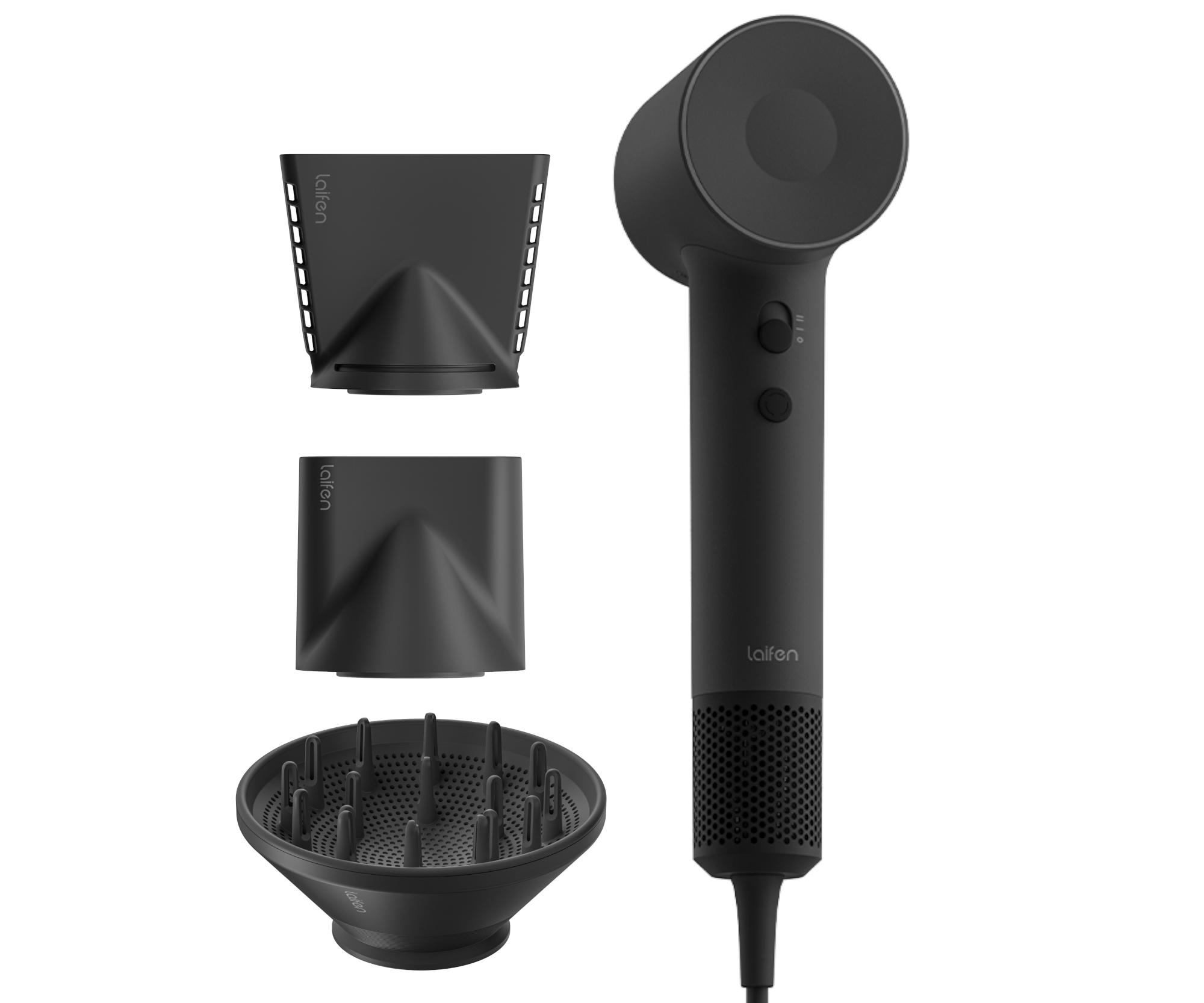 Profesionální fén na vlasy Laifen Swift SE 2 Special Black - 1500 W, pastelový černý + dárek zdarma