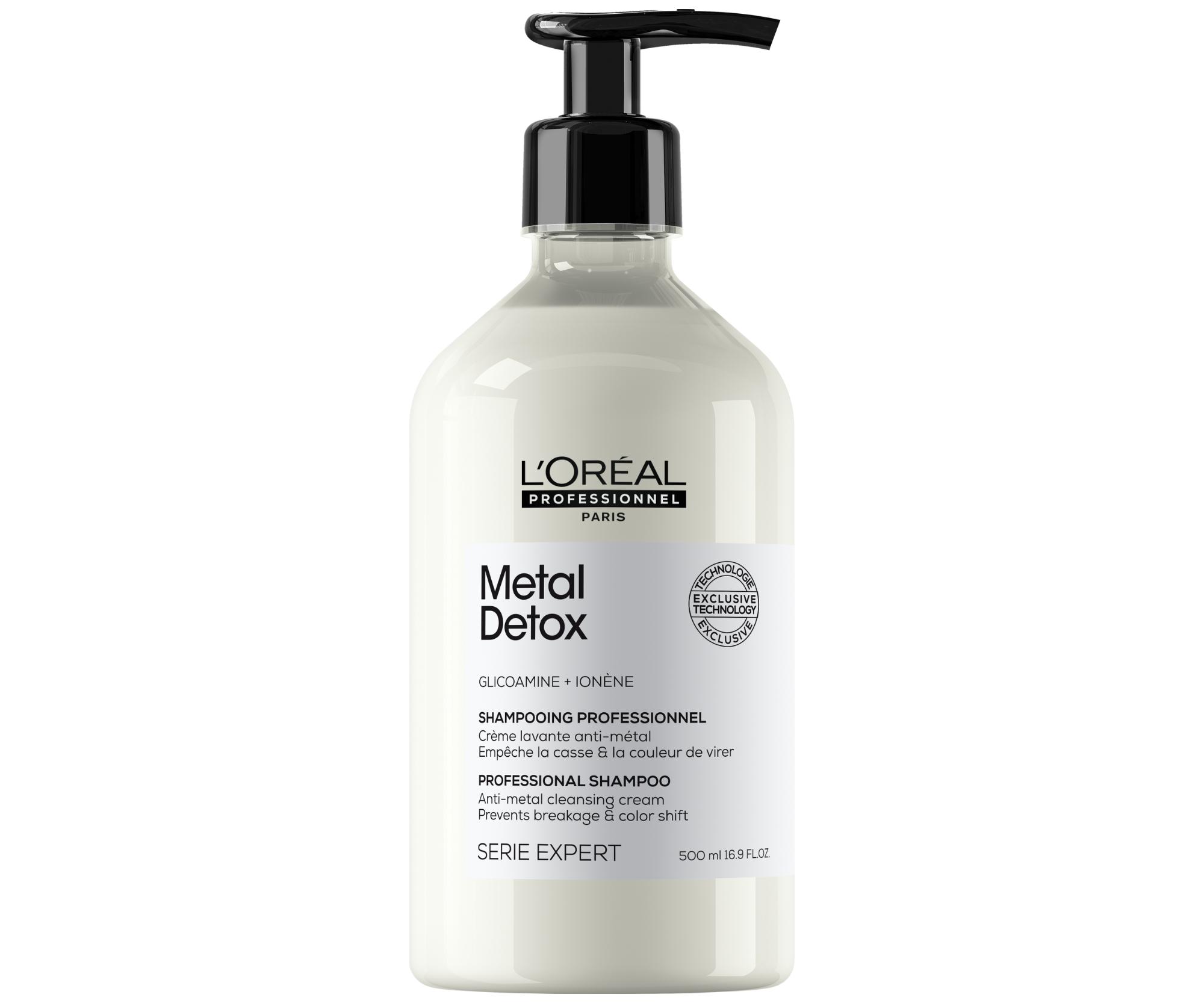 Šampon pro barvené a poškozené vlasy Loréal Professionnel Serie Expert Metal Detox - 500 ml - L’Oréal Professionnel + dárek zdarma