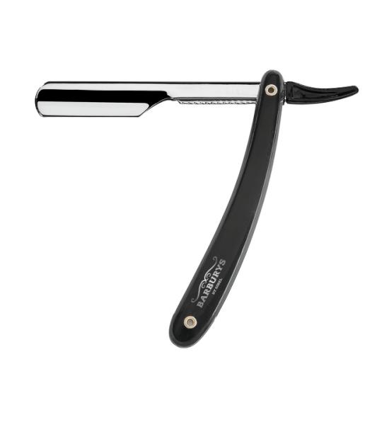 Břitva na holení vousů Sibel Barburys Agitator Black - černá rukojeť (7750005) + dárek zdarma