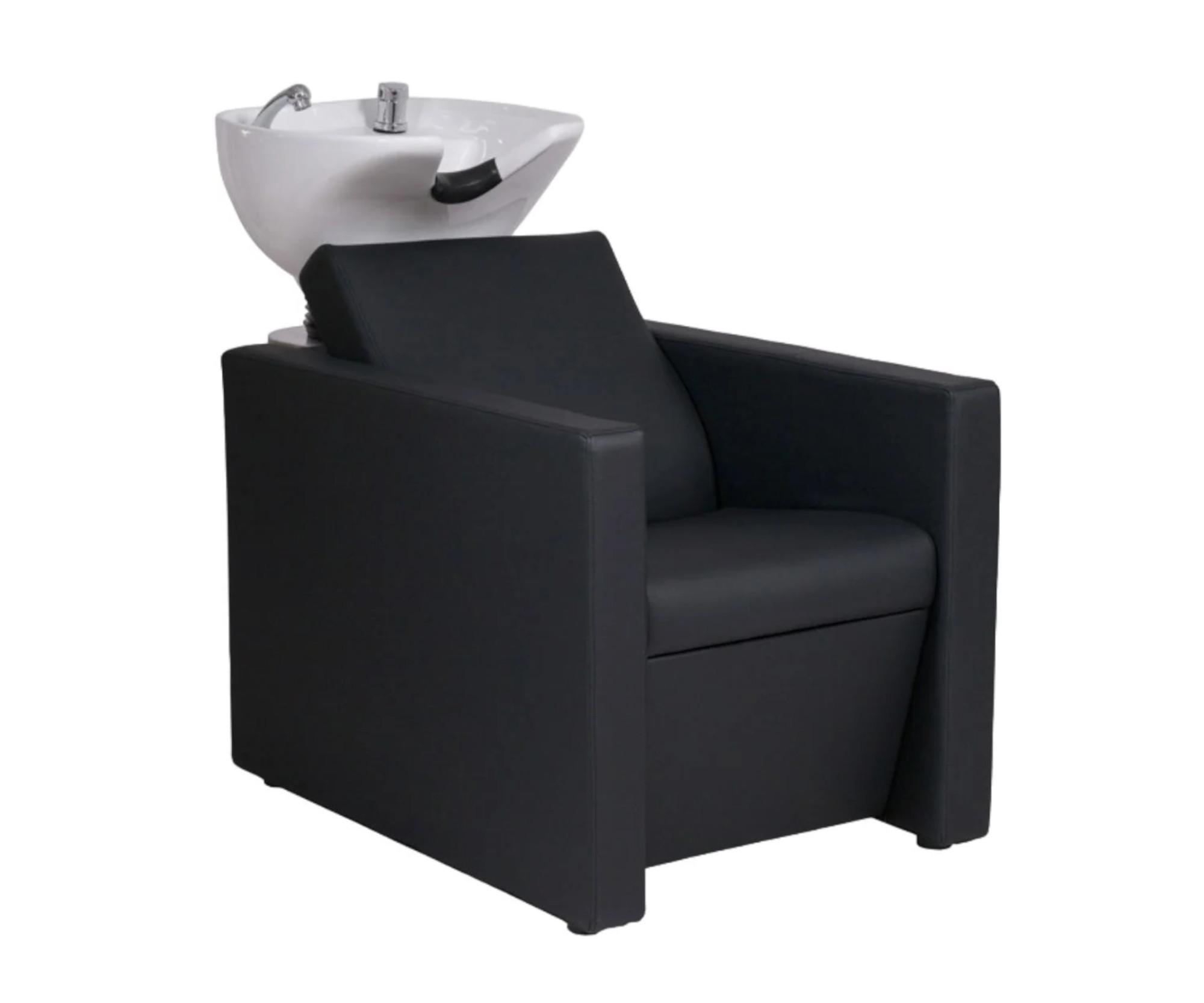 Kadeřnický mycí box Weelko Ripple - bílé umyvadlo + dárek zdarma