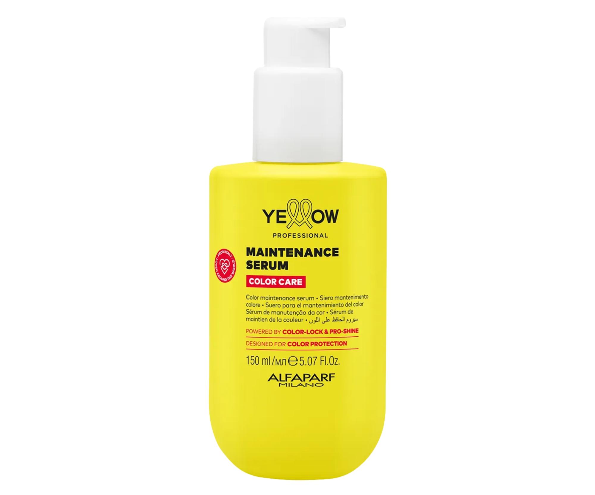 Bezoplachové sérum pro zachování barvy barvených vlasů Yellow Professional Color Care Maintenance Serum - 150 ml + dárek zdarma