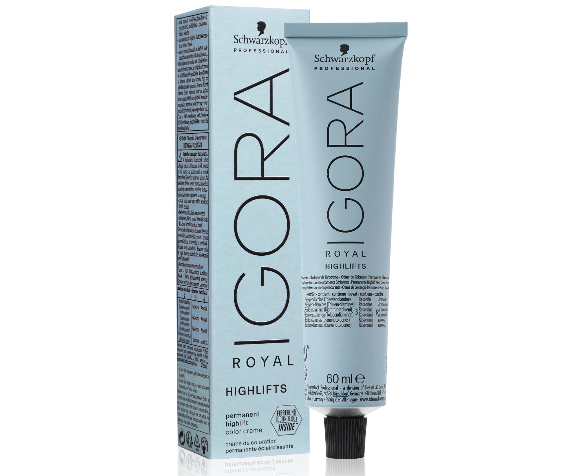 Zesvětlující barva na vlasy Schwarzkopf Professional Igora Royal Highlifts 60 ml - 10-0 ultrablond přírodní + dárek zdarma