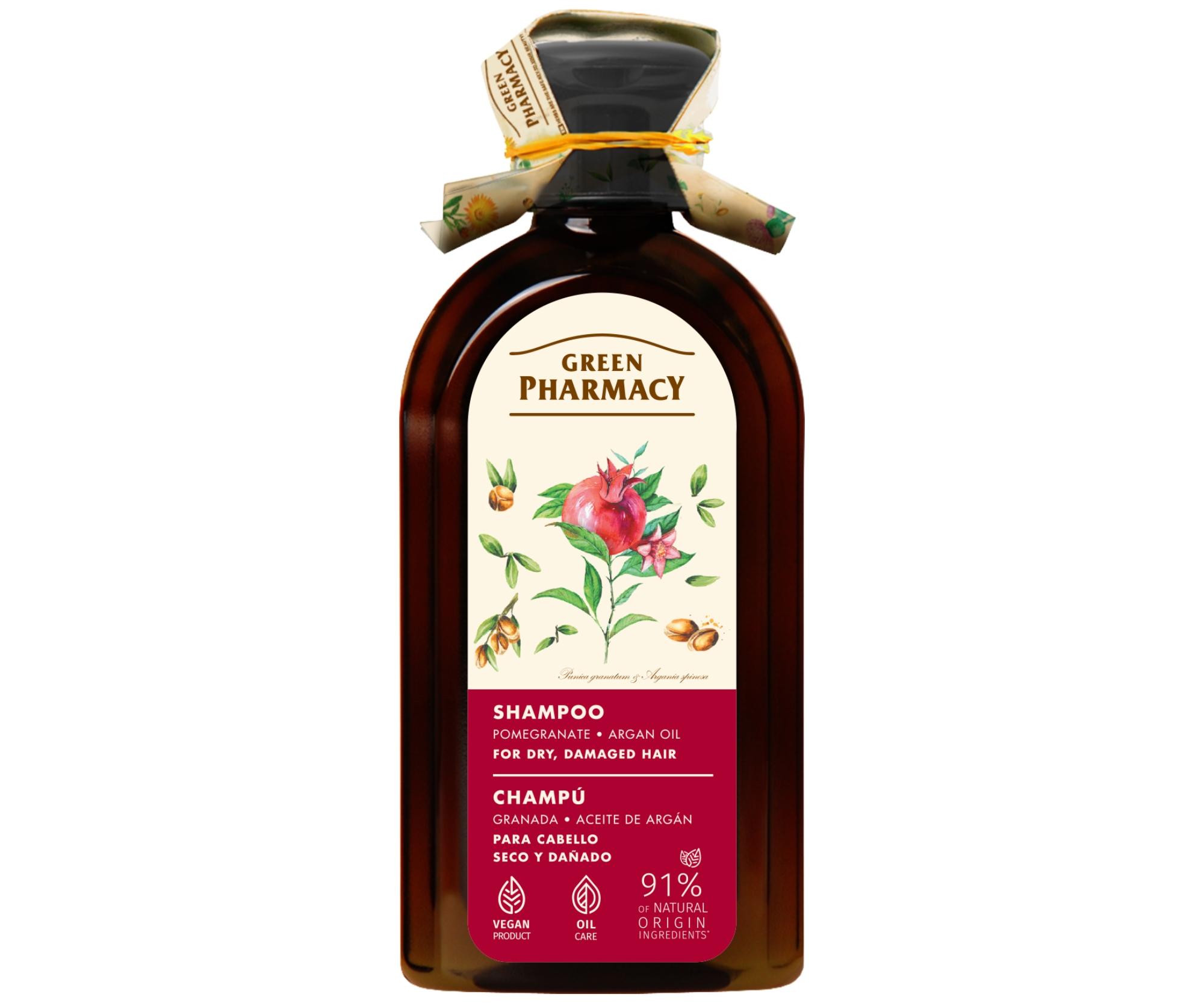 Šampon pro suché a poškozené vlasy Green Pharmacy Shampoo - 350 ml