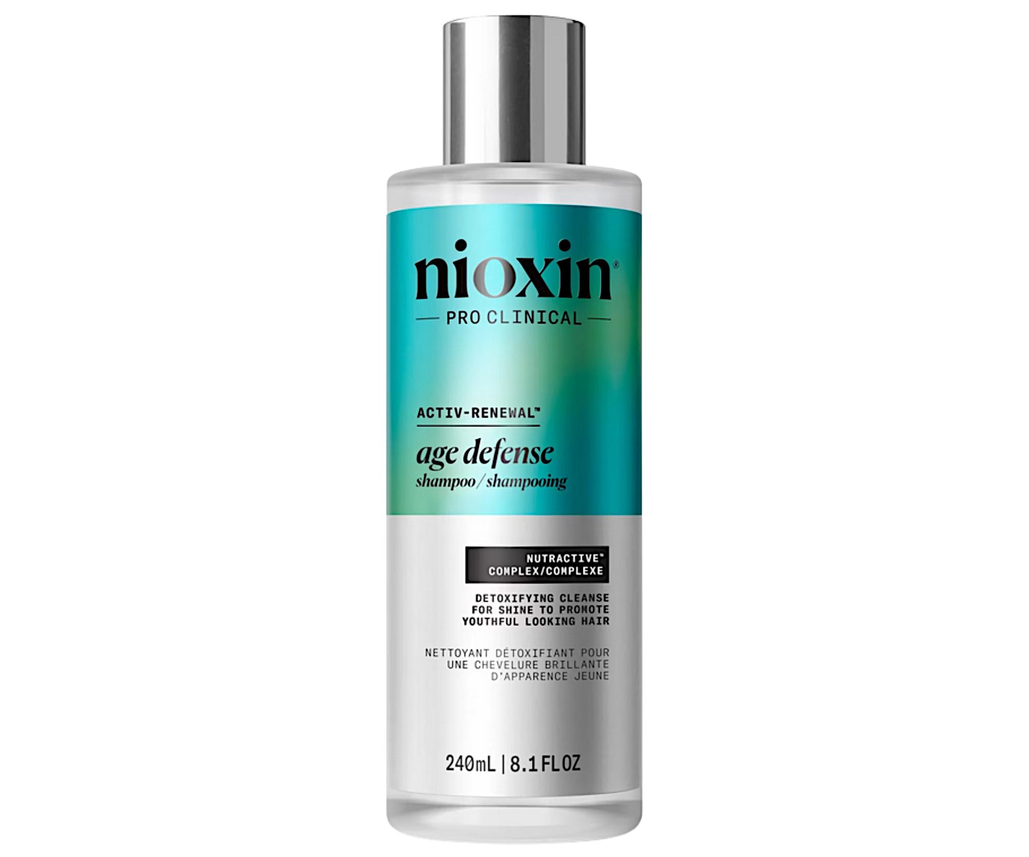 Detoxikační šampon proti stárnutí pokožky hlavy Nioxin Age Defense Shampoo - 240 ml + dárek zdarma