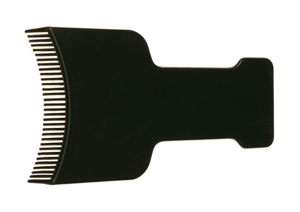 Kadeřnická lopatka/hřeben na melír Sibel 95 x 190 - černá (8418631-02)