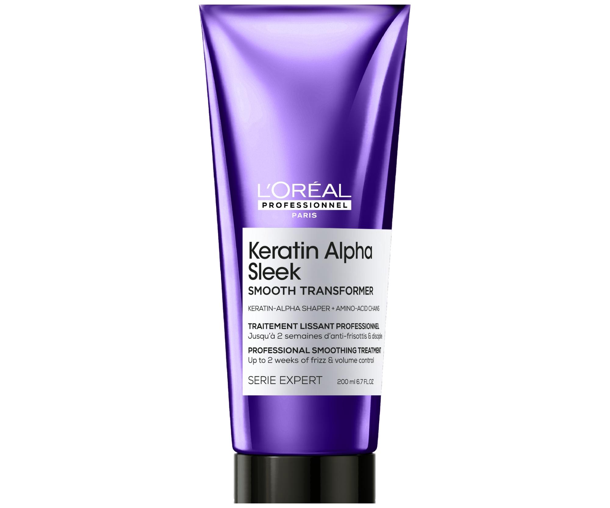 Kúra pro uhlazení krepatých vlasů Loréal Professionnel Serie Expert Keratin Alpha Sleek Smooth Transformer - 200 ml - L’Oréal Professionnel + dárek zd