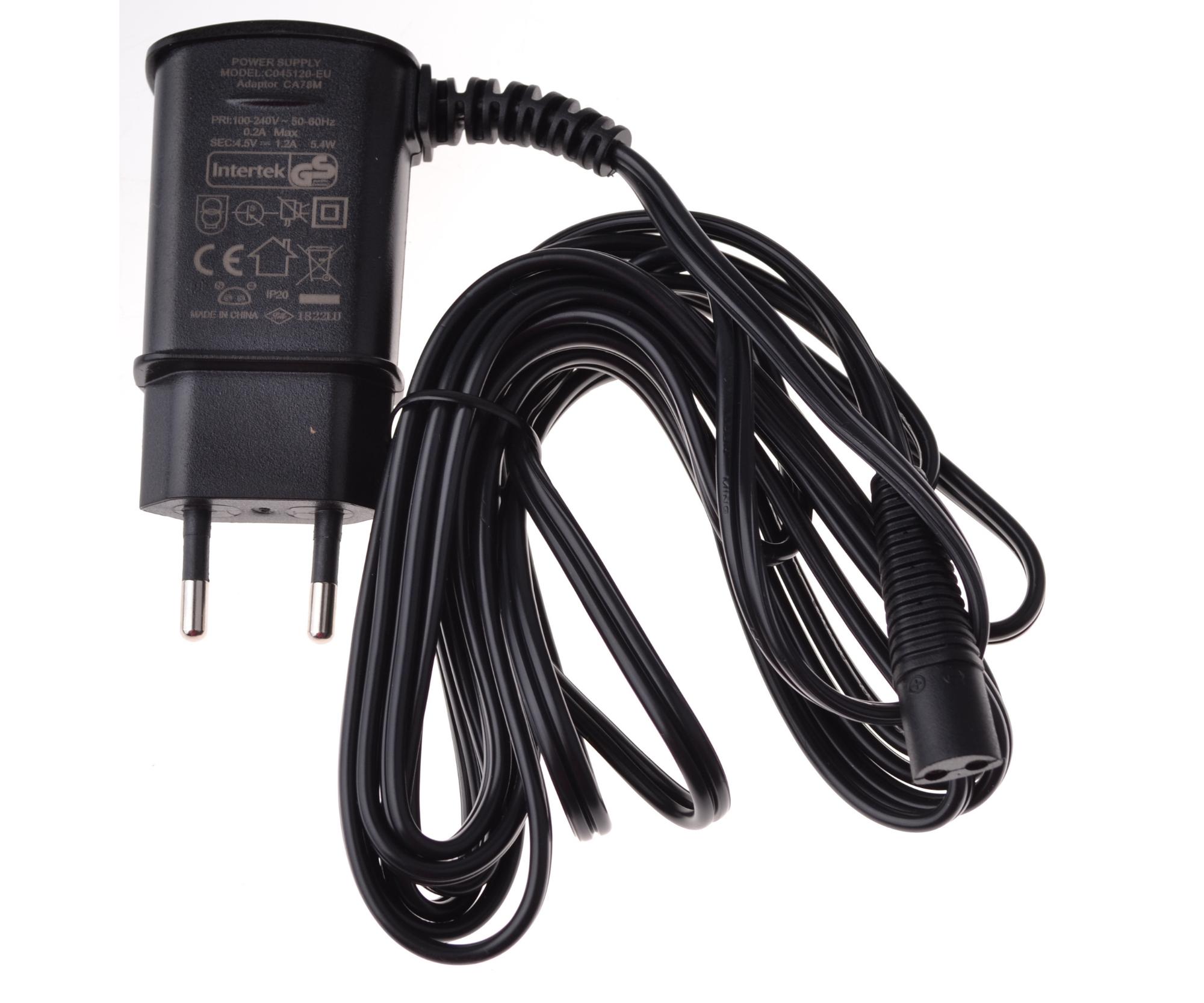 Síťový adaptér pro profesionální planžetové holicí strojky BaByliss Pro FOILFX02 - kulatá koncovka + dárek zdarma