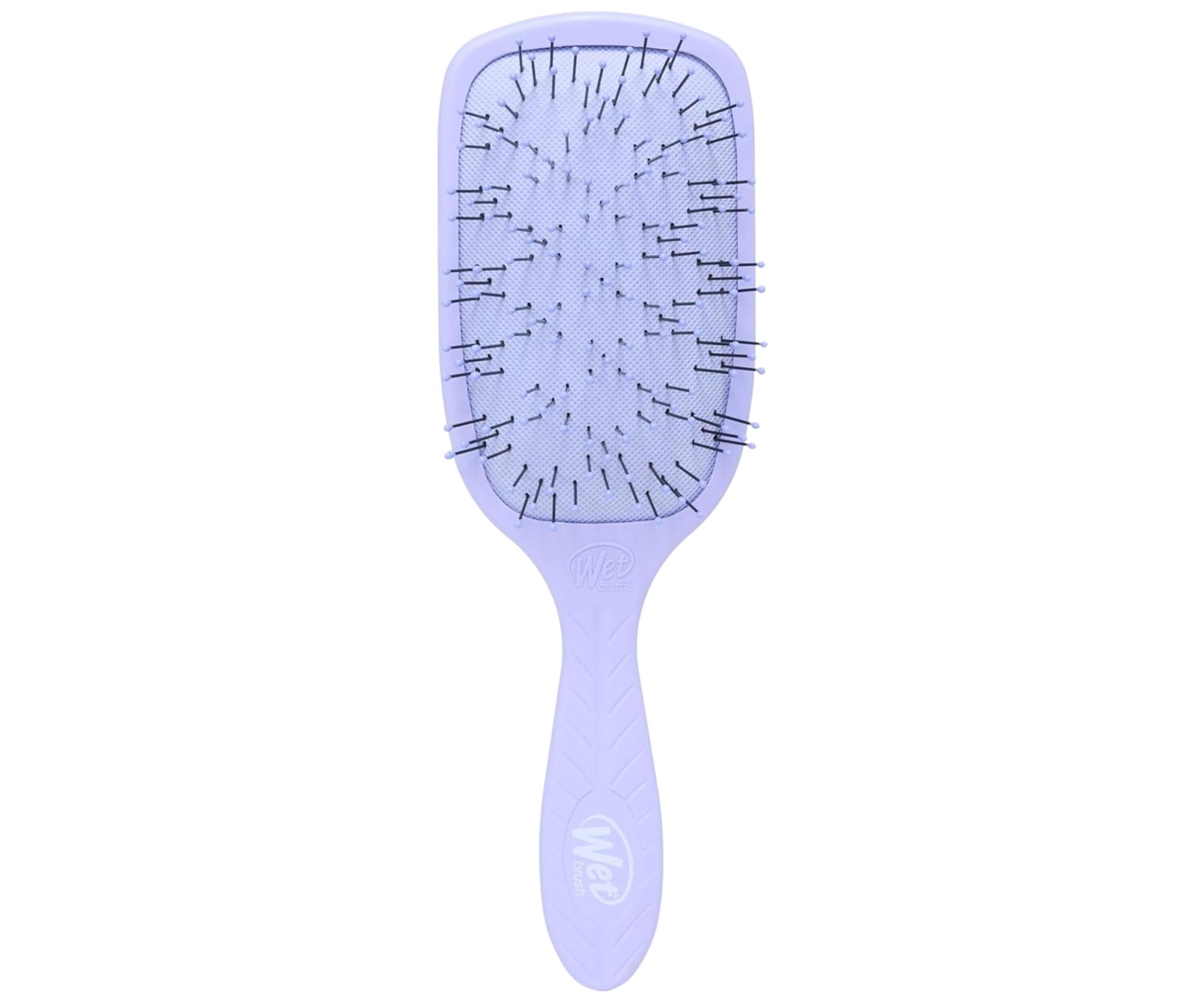 Kartáč na rozčesávání hustých vlasů Wet Brush Go Green Thick Hair Paddle Detangler - fialový + dárek zdarma