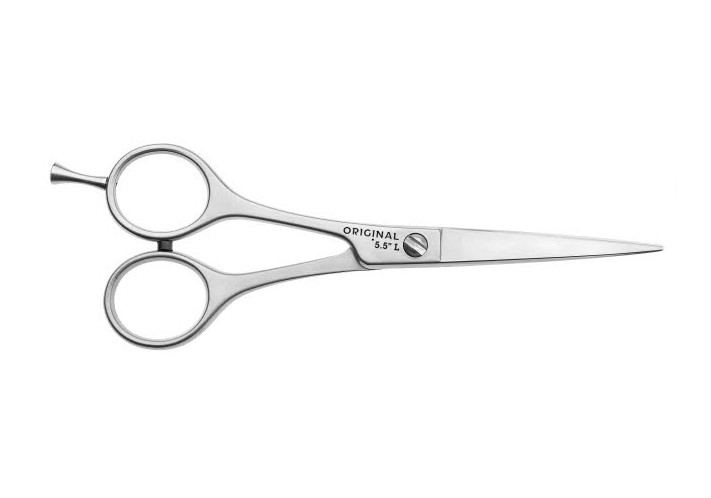 Kadeřnické nůžky pro leváky Original Best Buy, 5,5" - stříbrné (7077755) + dárek zdarma