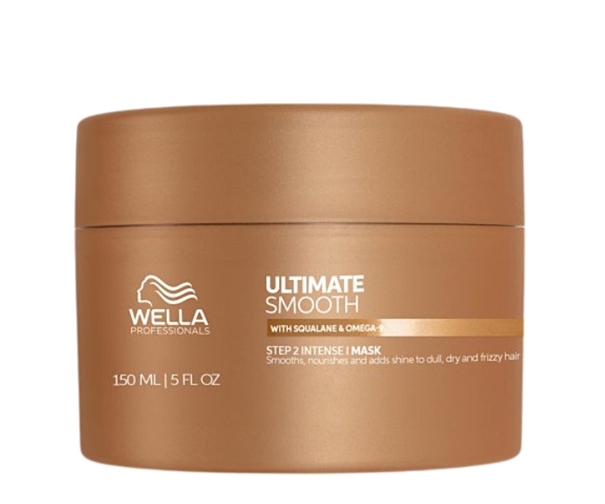 Maska pro lesk a hebkost suchých vlasů Wella Professionals Ultimate Smooth Mask - 150 ml + dárek zdarma