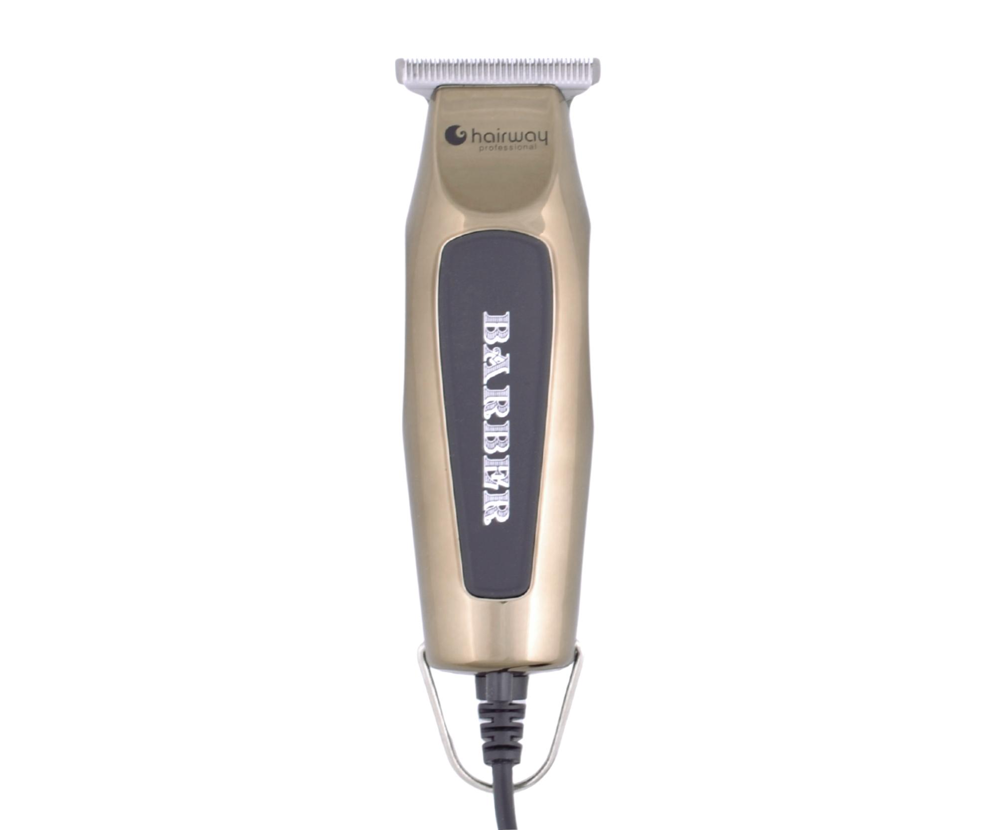 Profesionální konturovací strojek na vlasy Hairway Professional Barber D026 - zlato-černý (02052) + dárek zdarma
