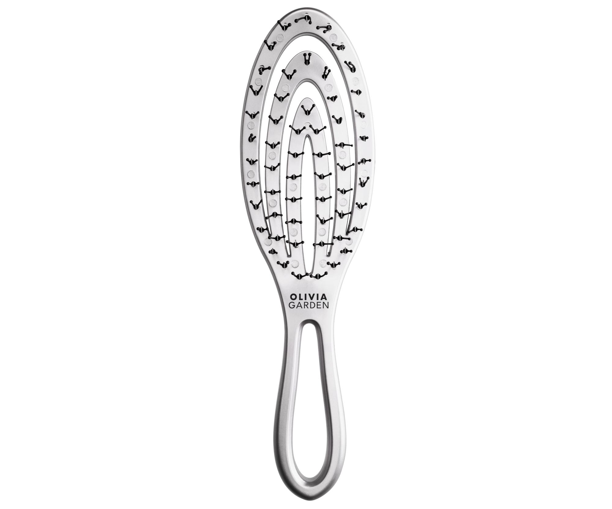 Kartáč Olivia Garden Holiday - stříbrný (2025SIL)