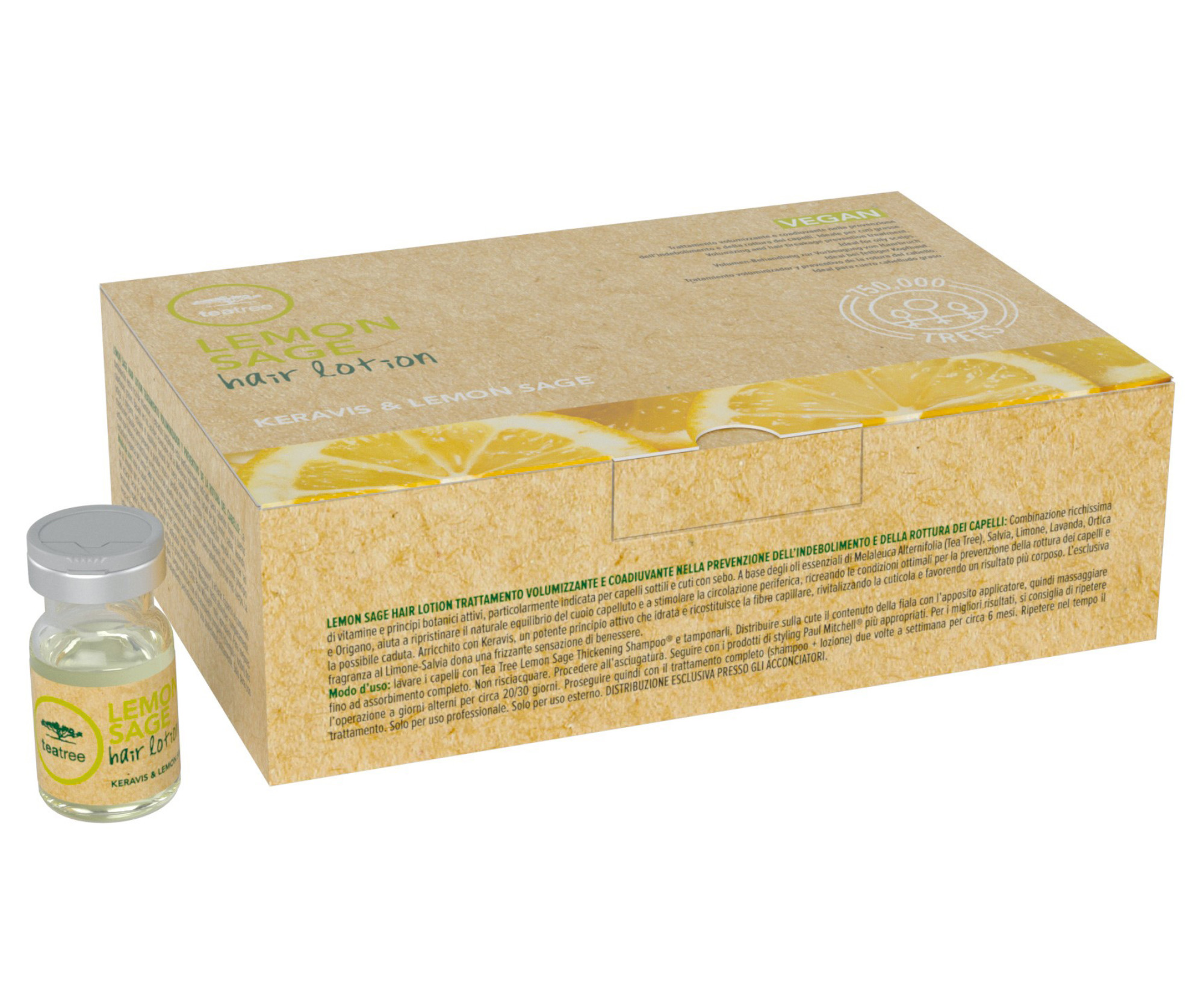 Ampulky proti padání vlasů Lemon Sage Paul Mitchell - 12 x 6 ml (203061) + dárek zdarma