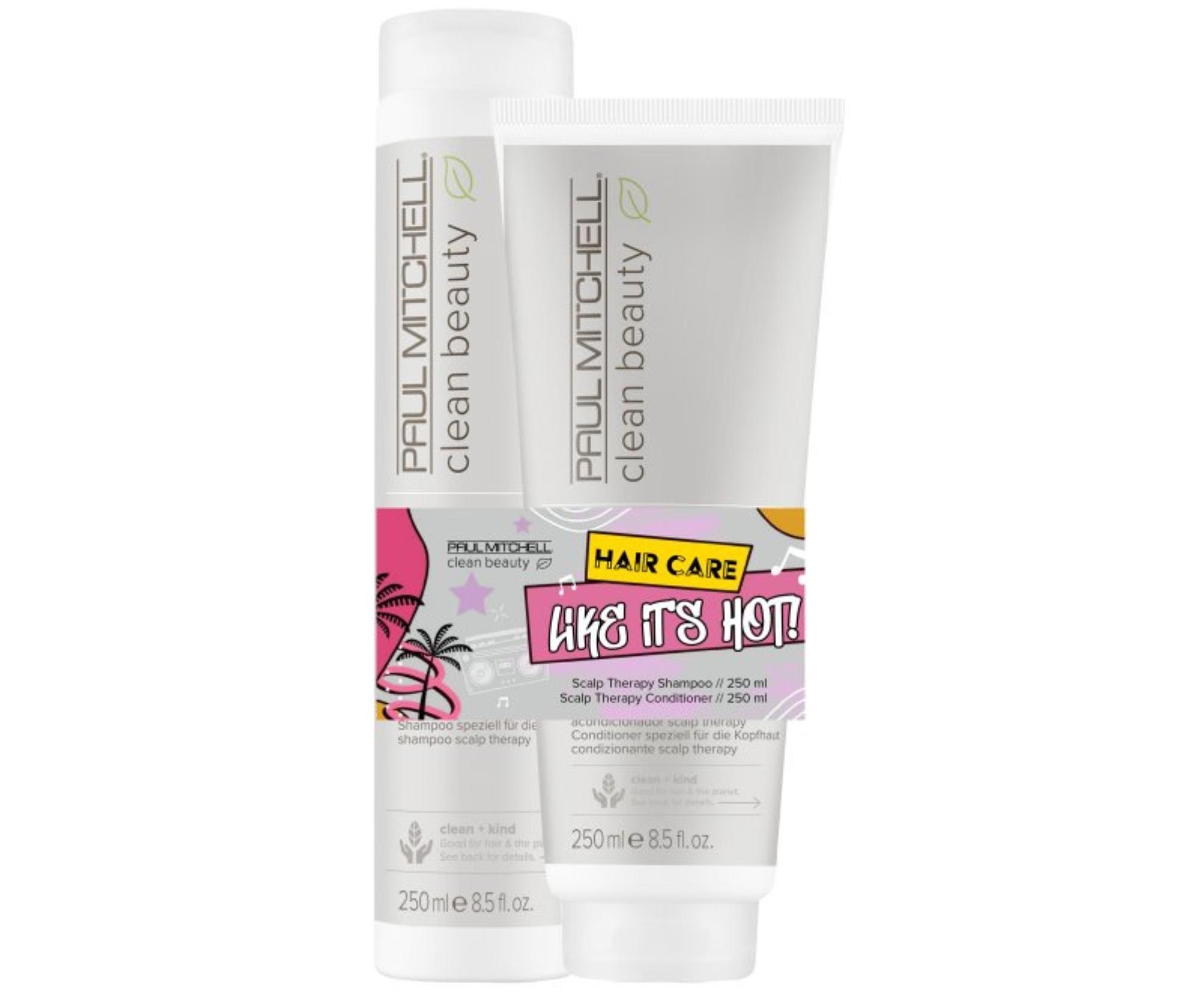 Sada pro citlivou vlasovou pokožku Paul Mitchell Clean Beauty Scalp Therapy Like It's Hot + dárek zdarma
